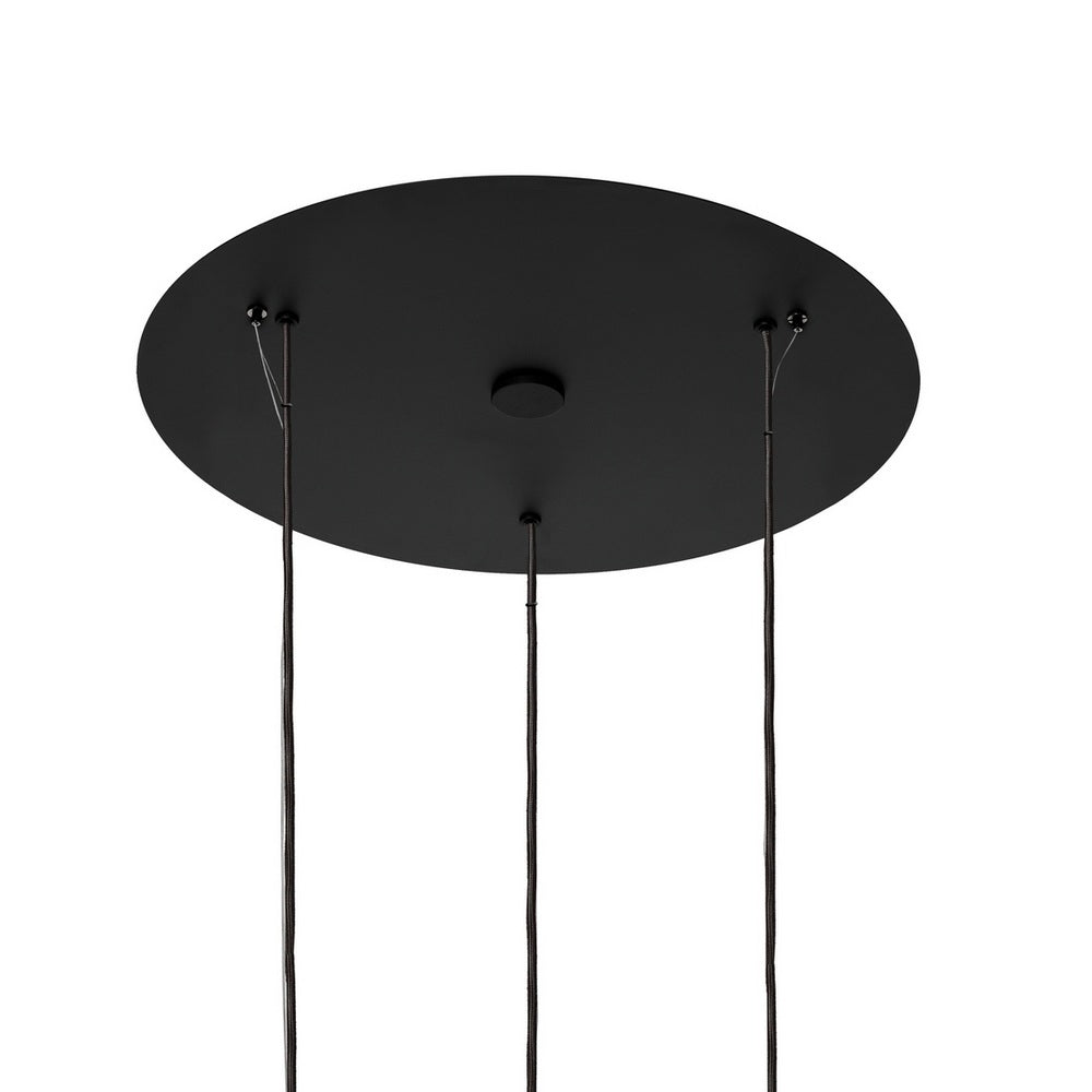 Three-point pendant lamp CLOE black