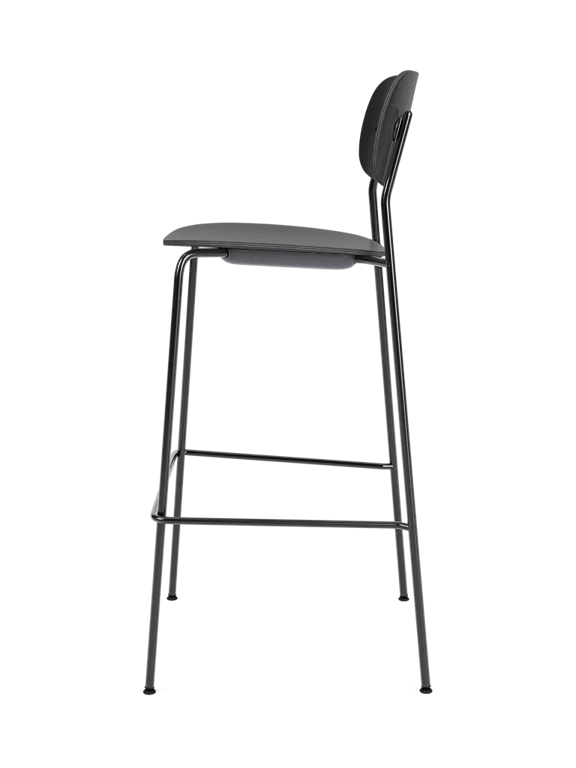 Black Oak Veneer Stool