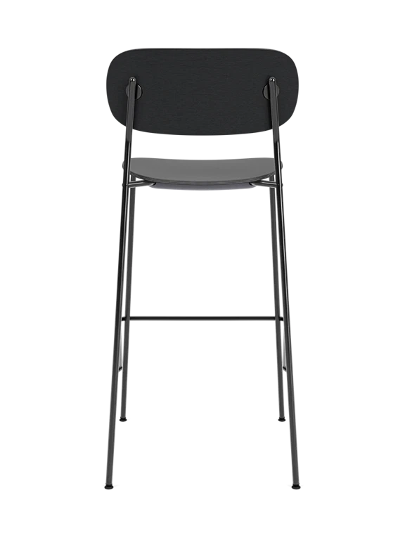 Black Oak Veneer Stool