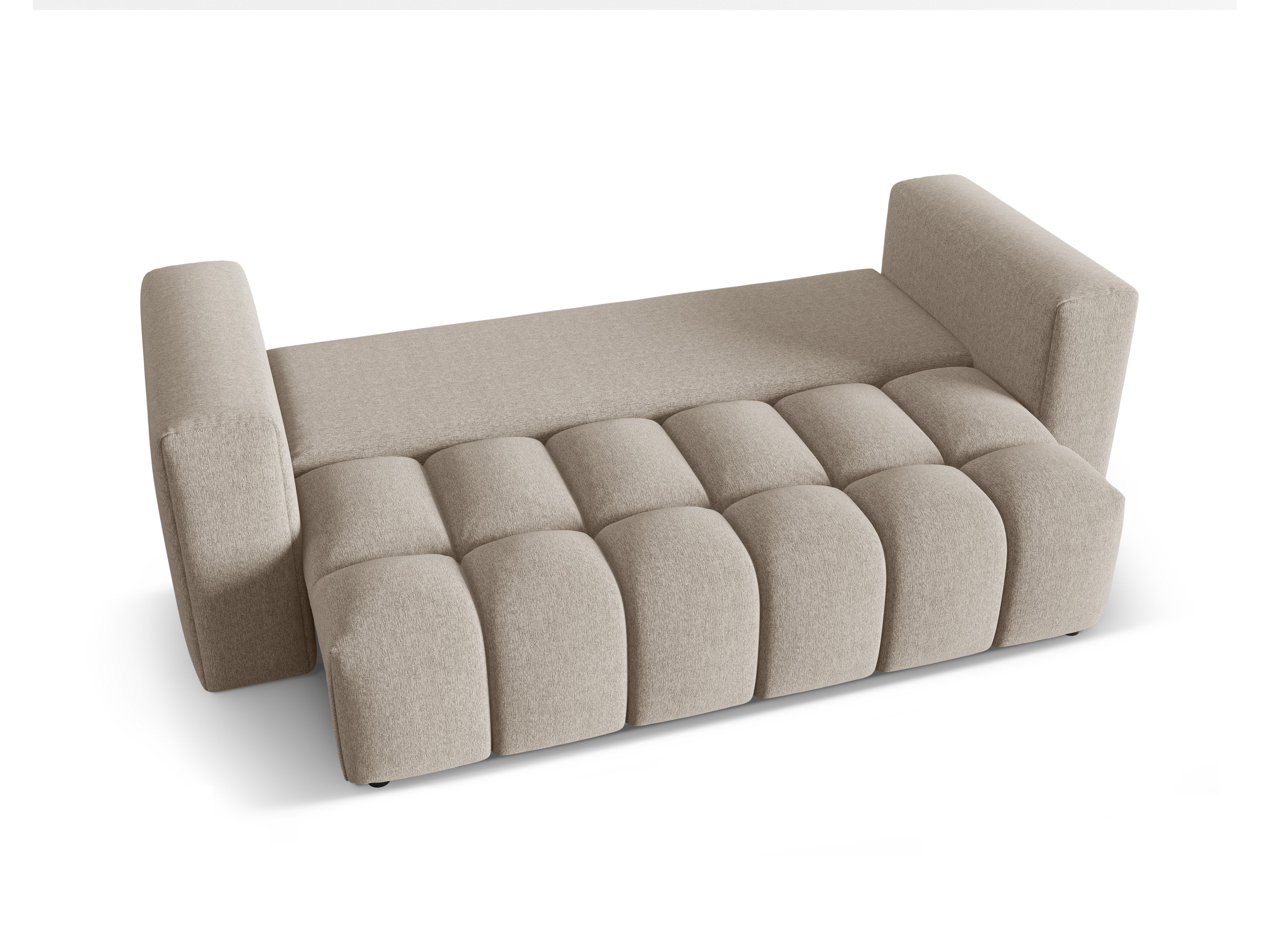 Sofa 3-osobowa z funkcją spania VERONA piaskowy