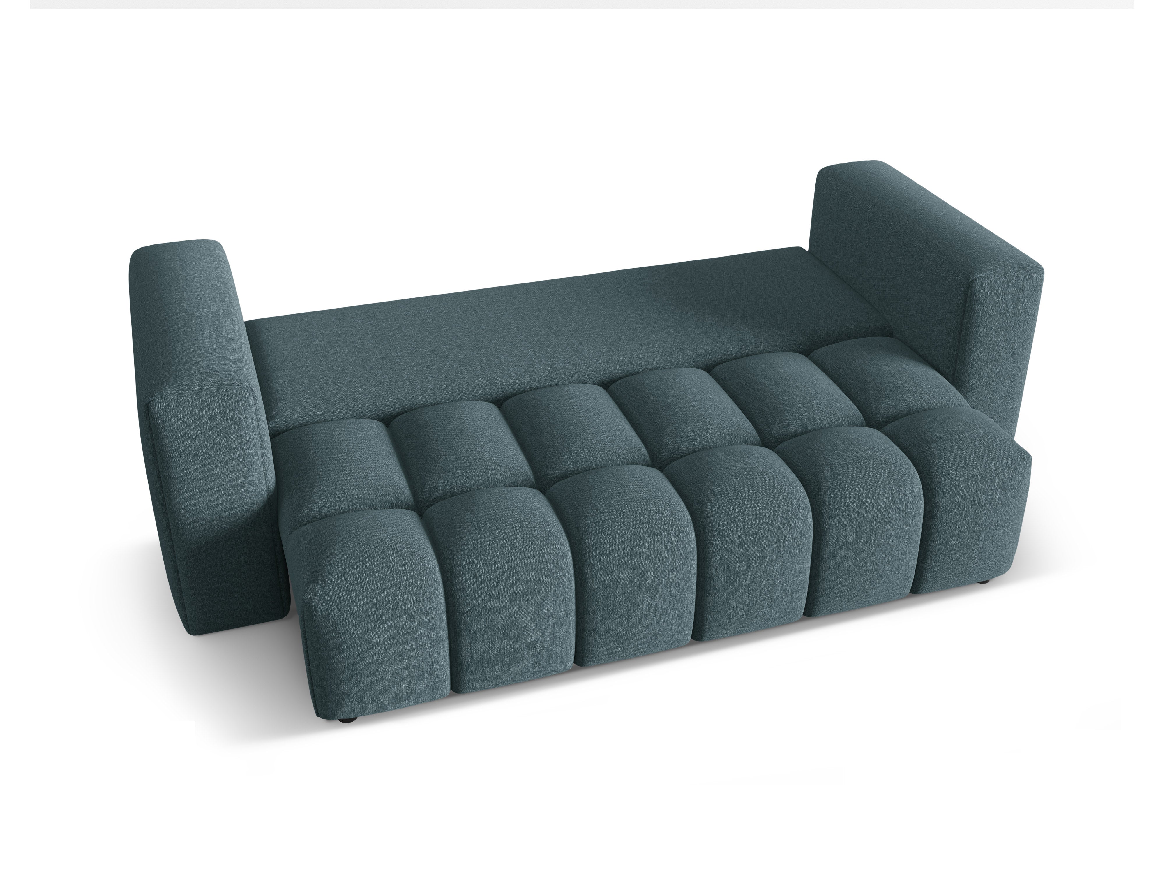 Sofa für 3 Personen mit Schlaffunktion VERONA hellblau