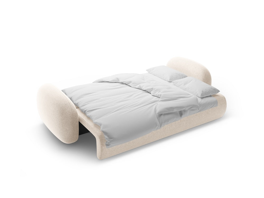 Sofa with sleeping function 3-seater TONALE light beige