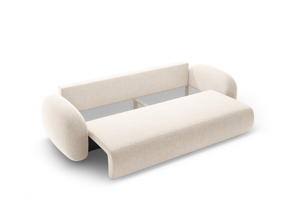 Sofa with sleeping function 3-seater TONALE light beige