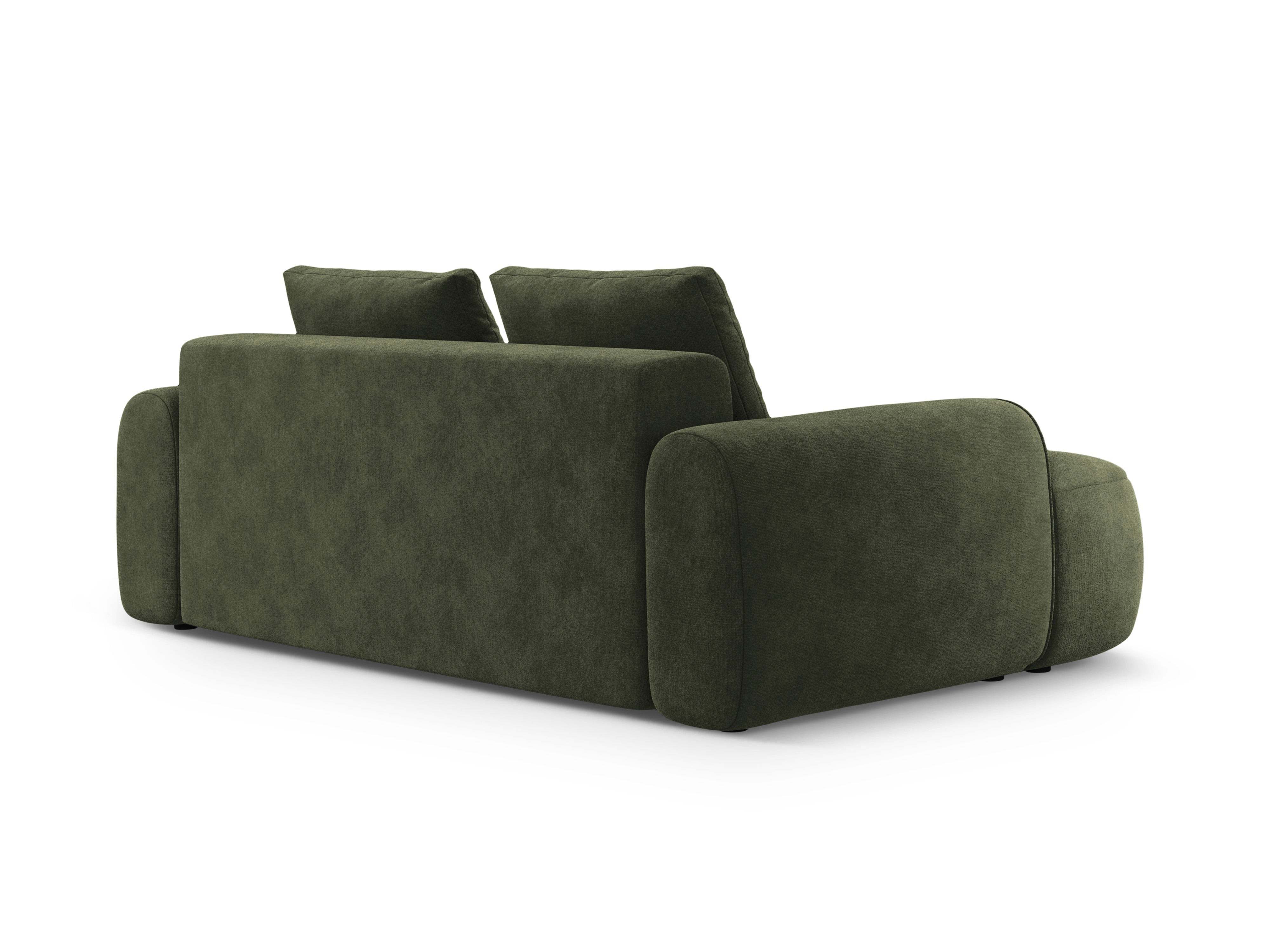 Velvet 3-Seater Sofa LINZ Green