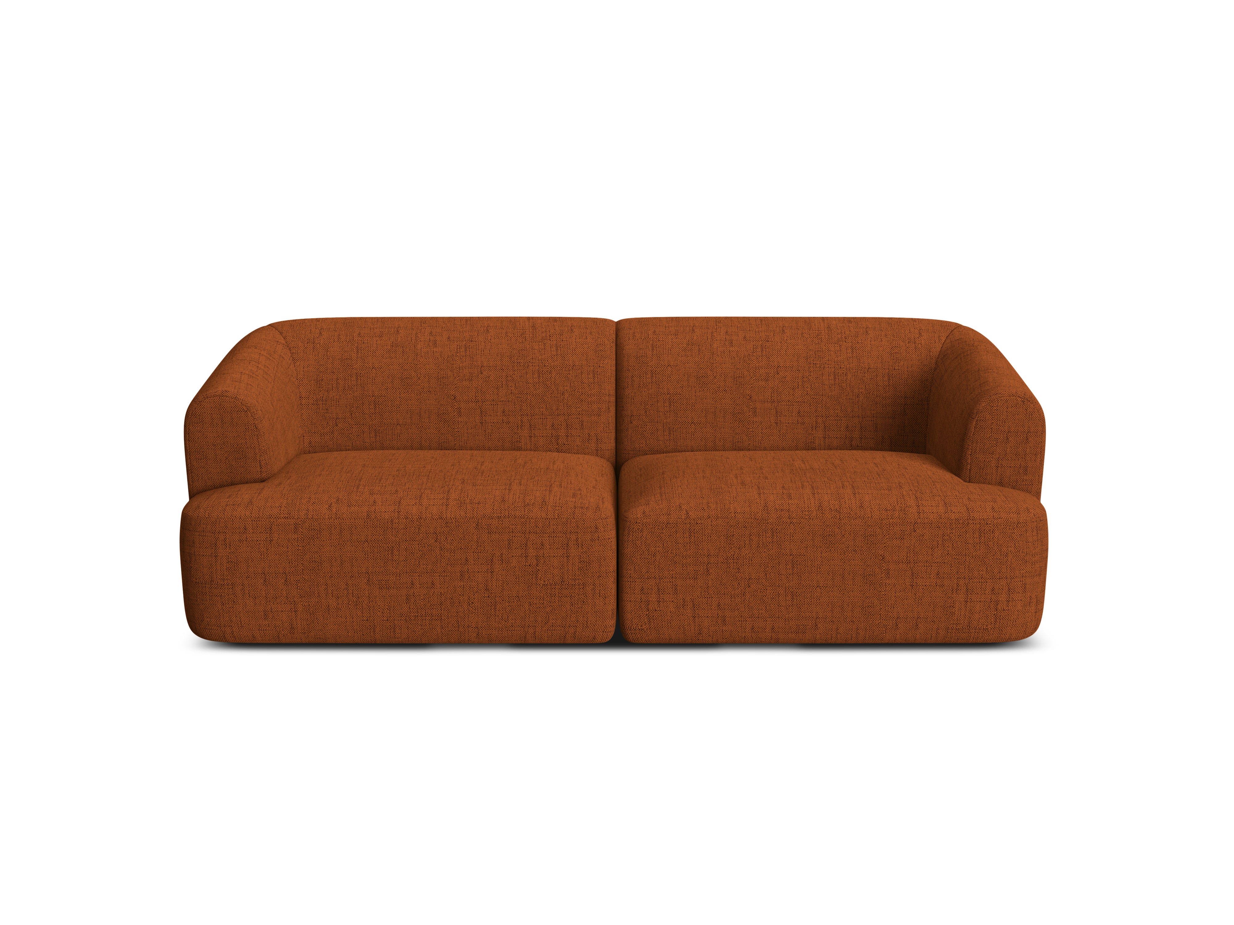 3-seater Sofa CAMPI brick chenille