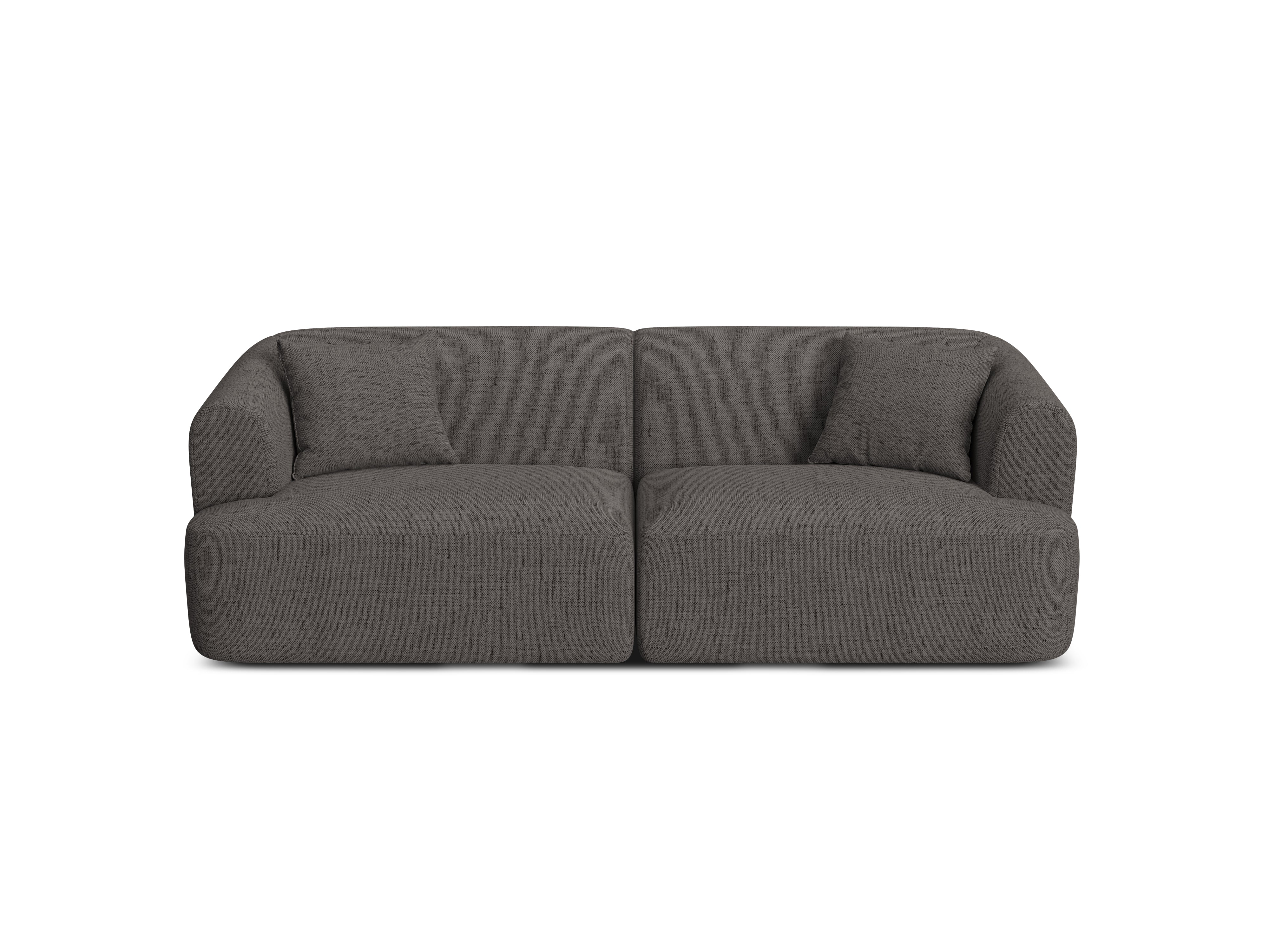 Sofa 3-sitzig CAMPI graues Chenille