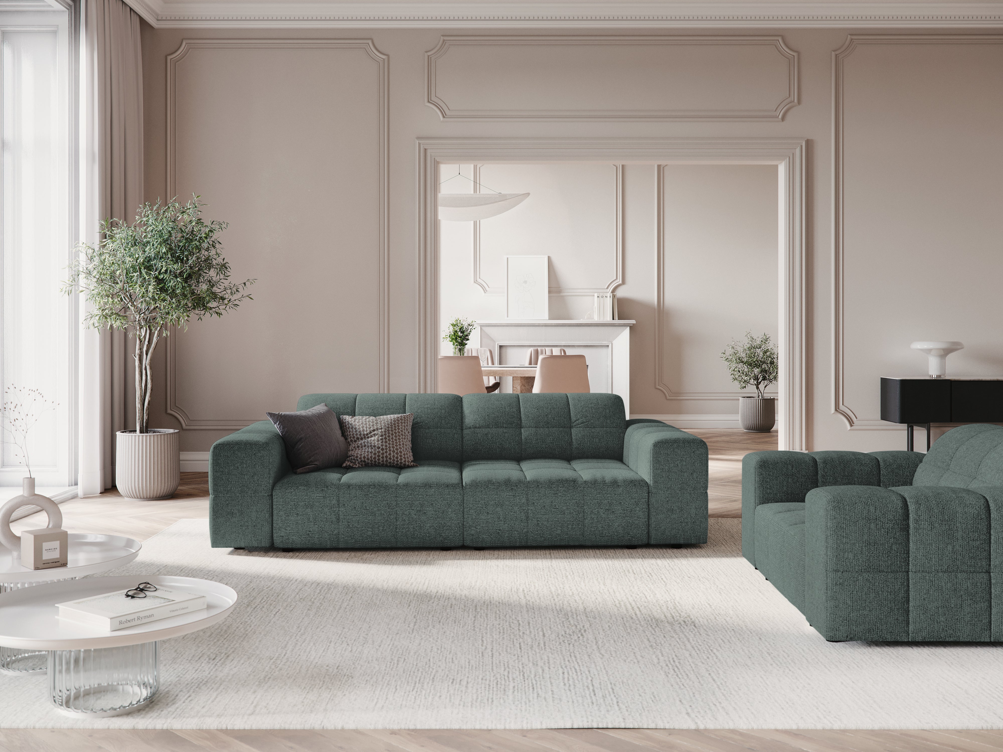 Chicago Benzin Szenil 3-Person-Sofa