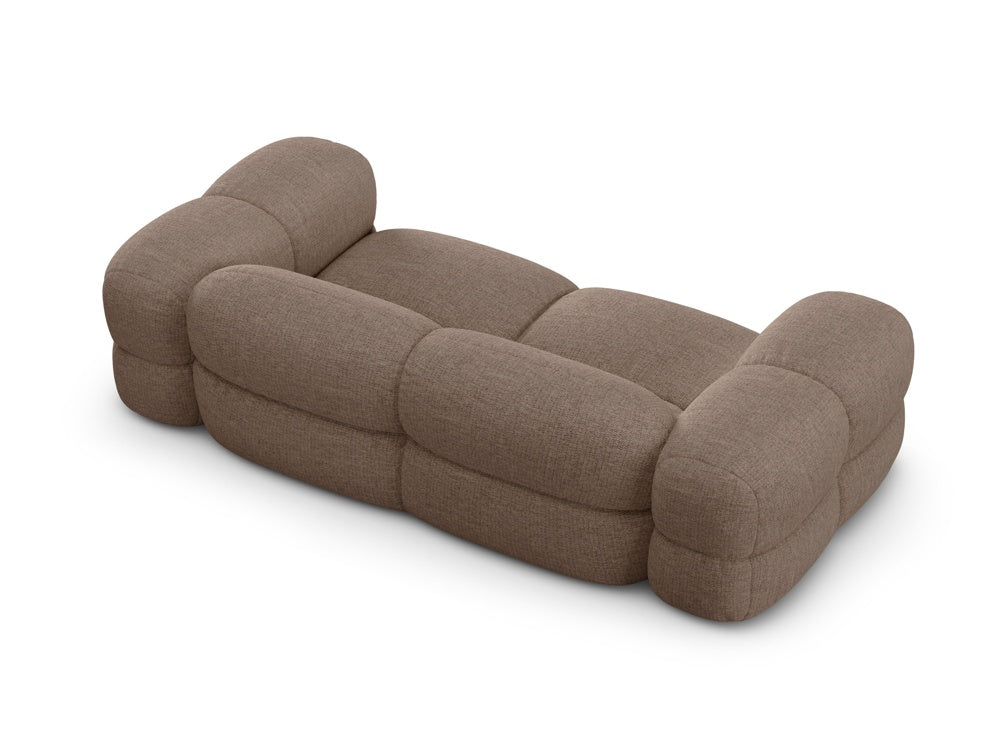 LORETTO cappuccino 3-seater sofa