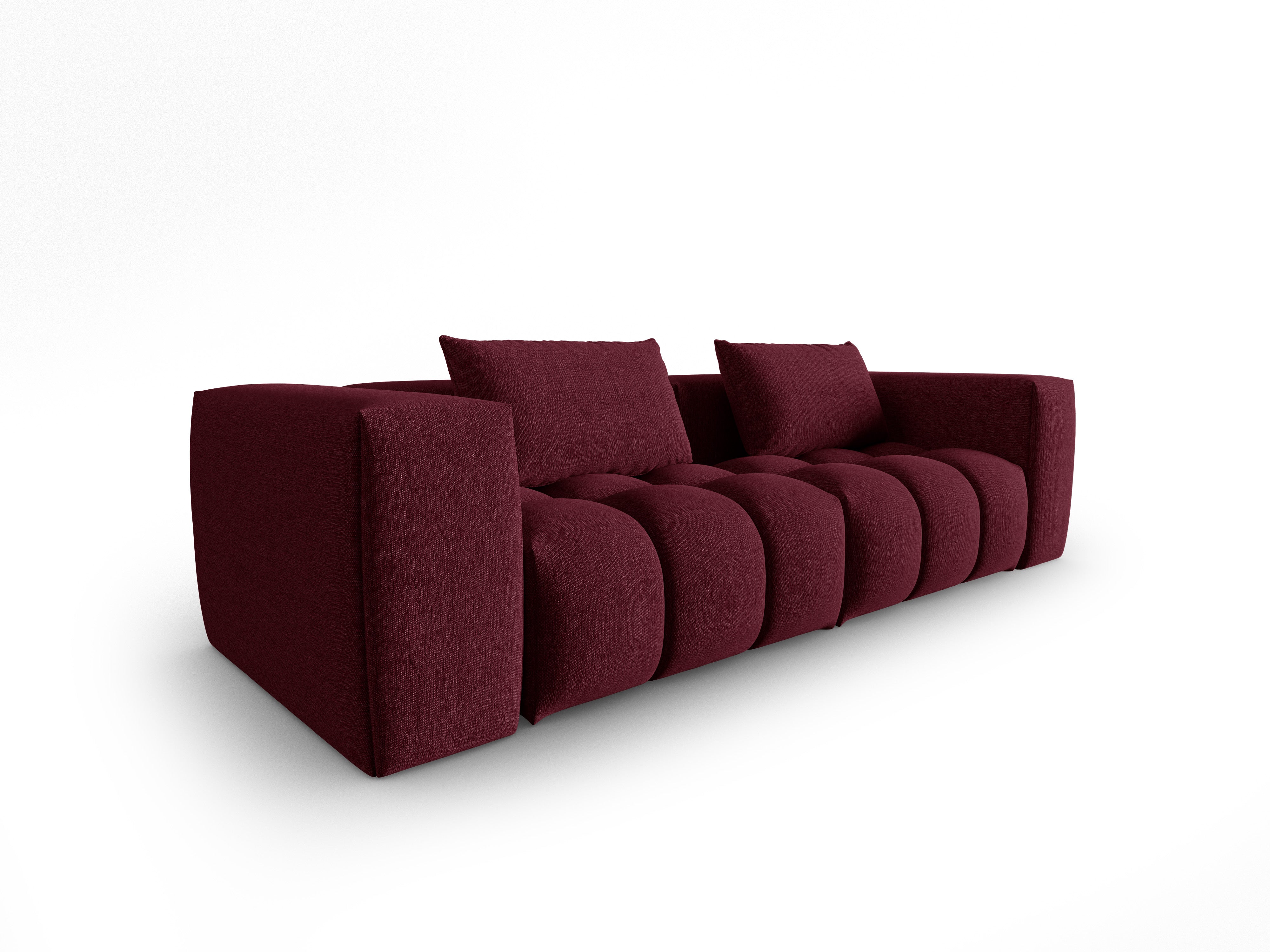 Sofa 3-osobowa VERONA burgundowy