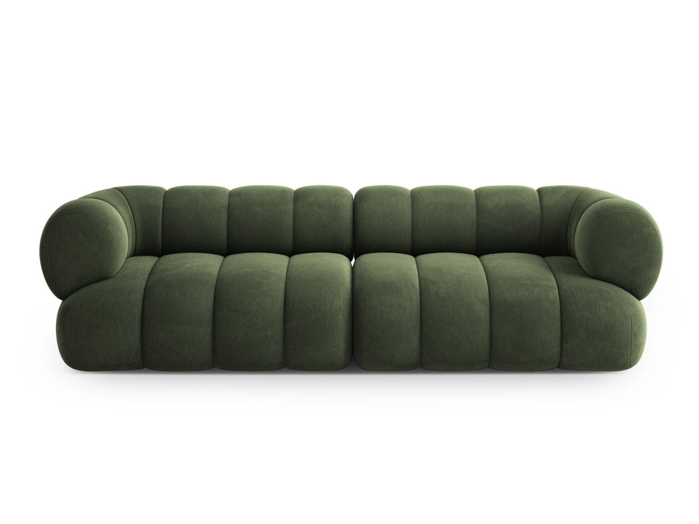 KOGE green velvet sofa for 4 people
