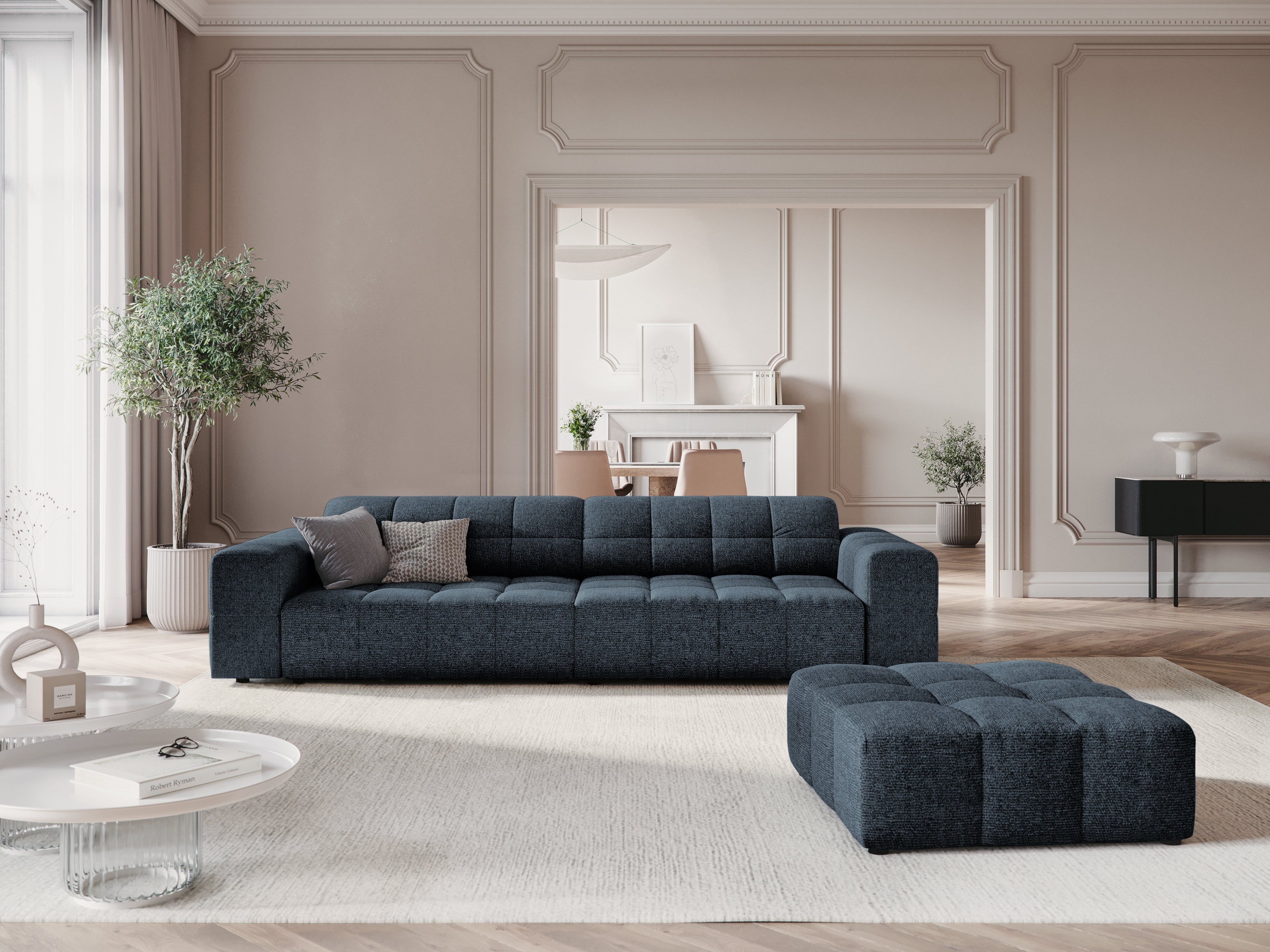 4-Sitzer Chicago Blue Sofa