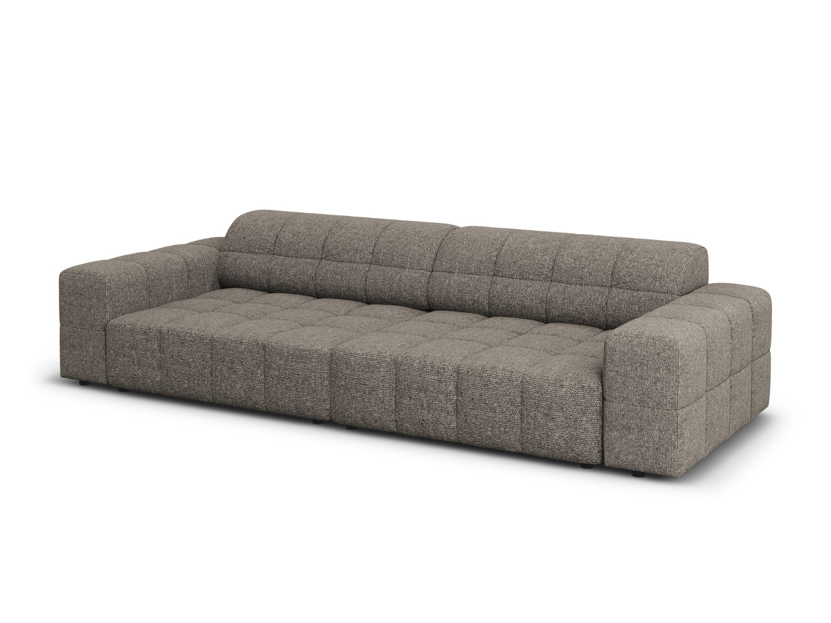Sofa 4-osobowa CHICAGO szary szenil do salonu – Cosmopolitan Design