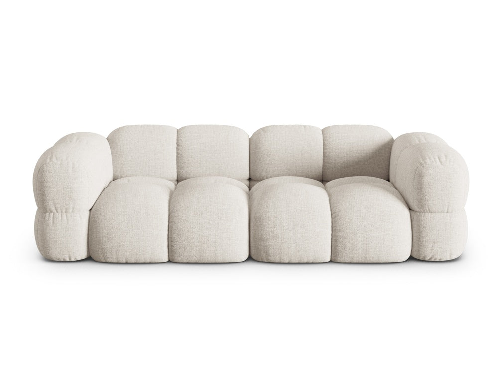 LORETTO light beige 4-seater sofa