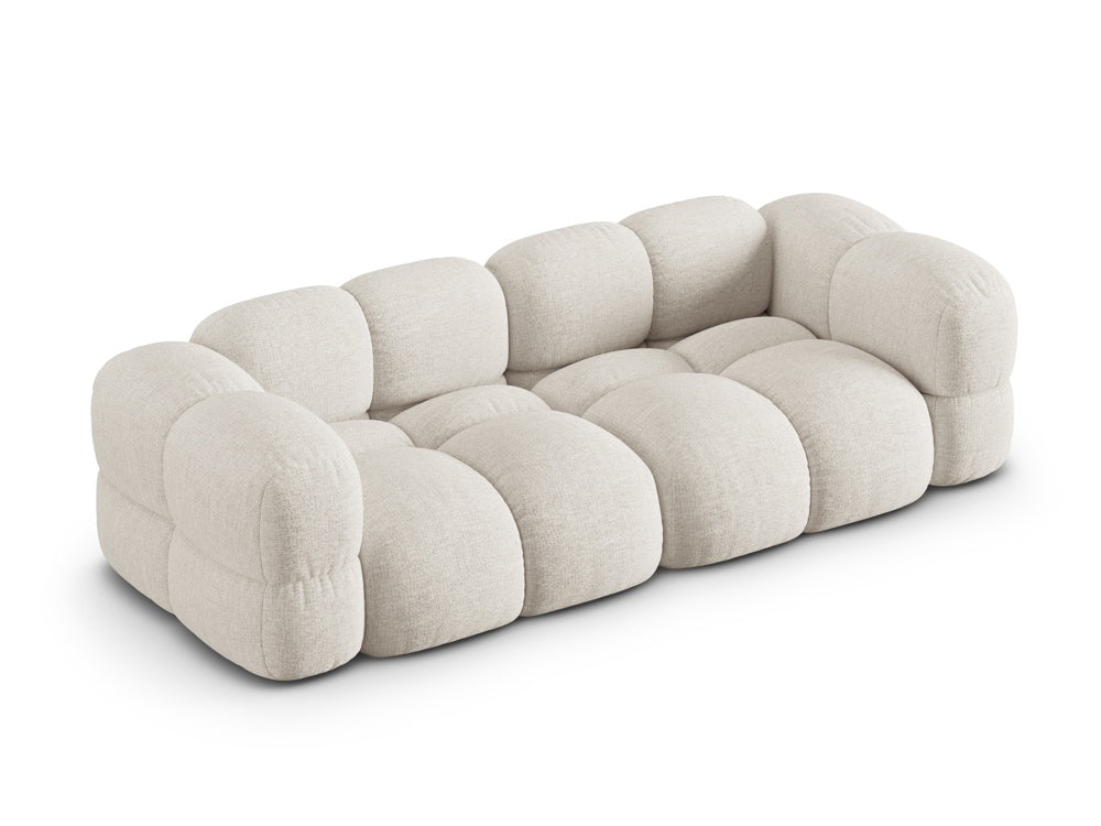 LORETTO light beige 4-seater sofa