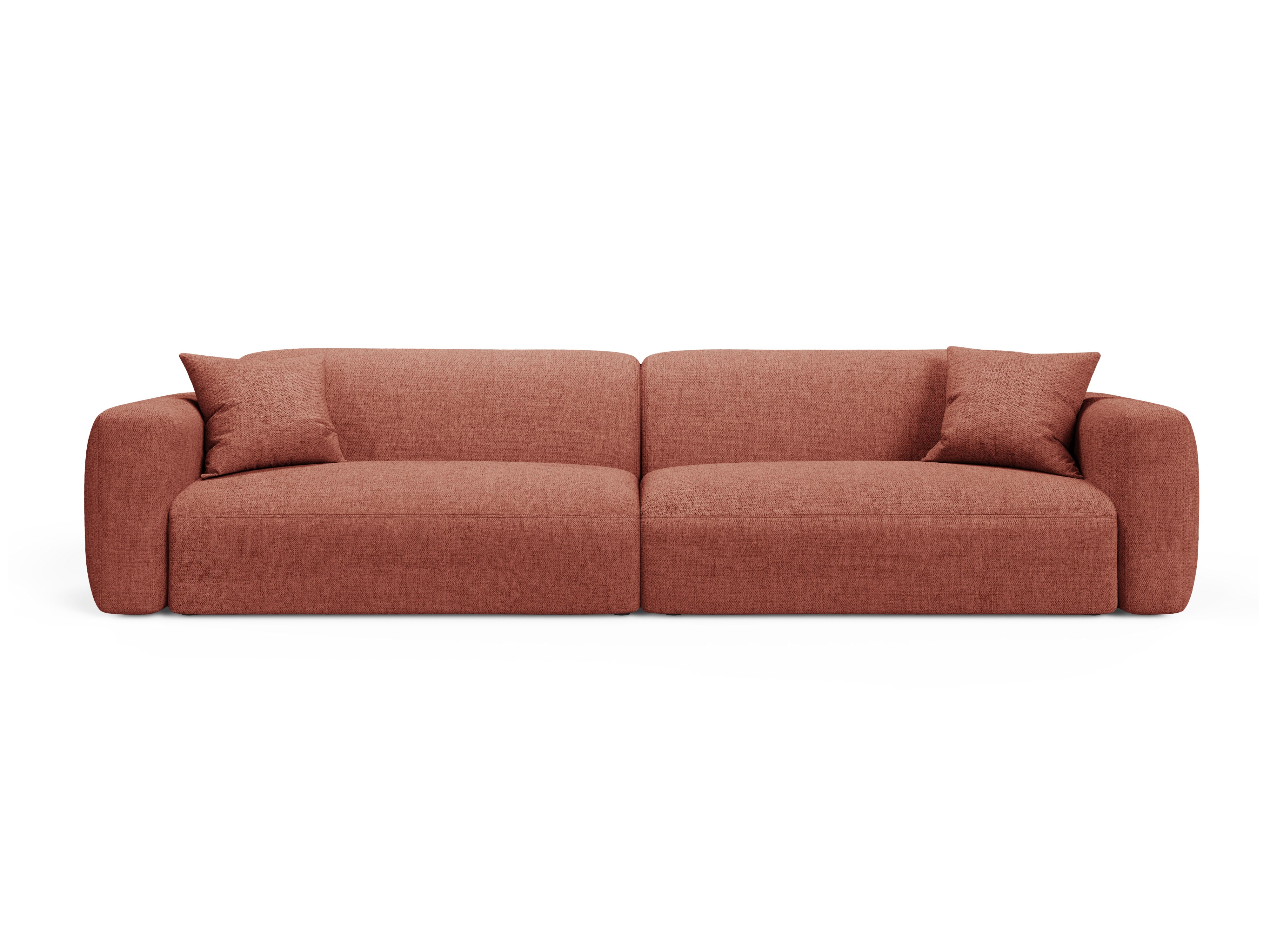 4-seater Sofa STRINO coral chenille