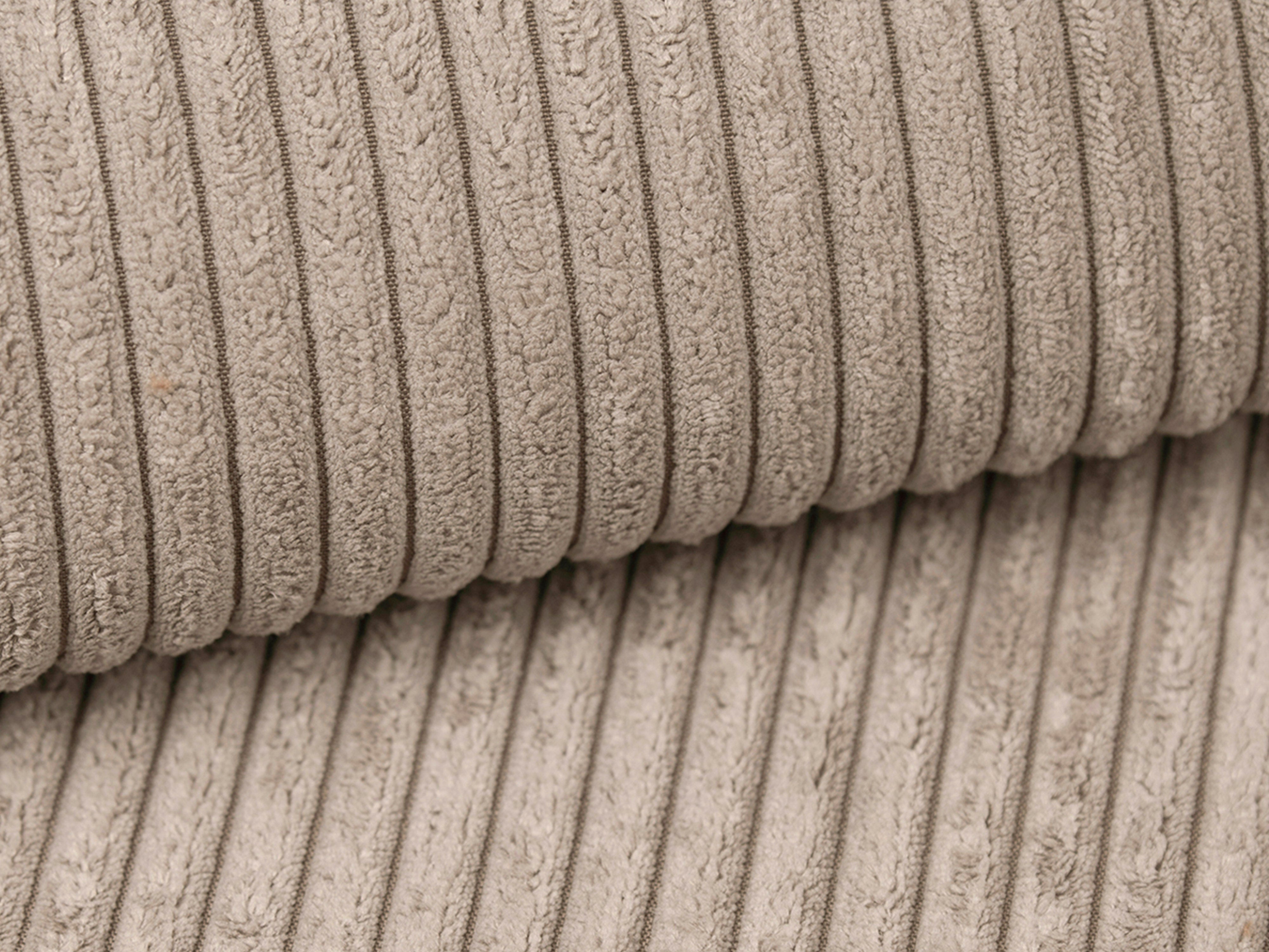 Sofa für 4 Personen CAMPI beige Cord