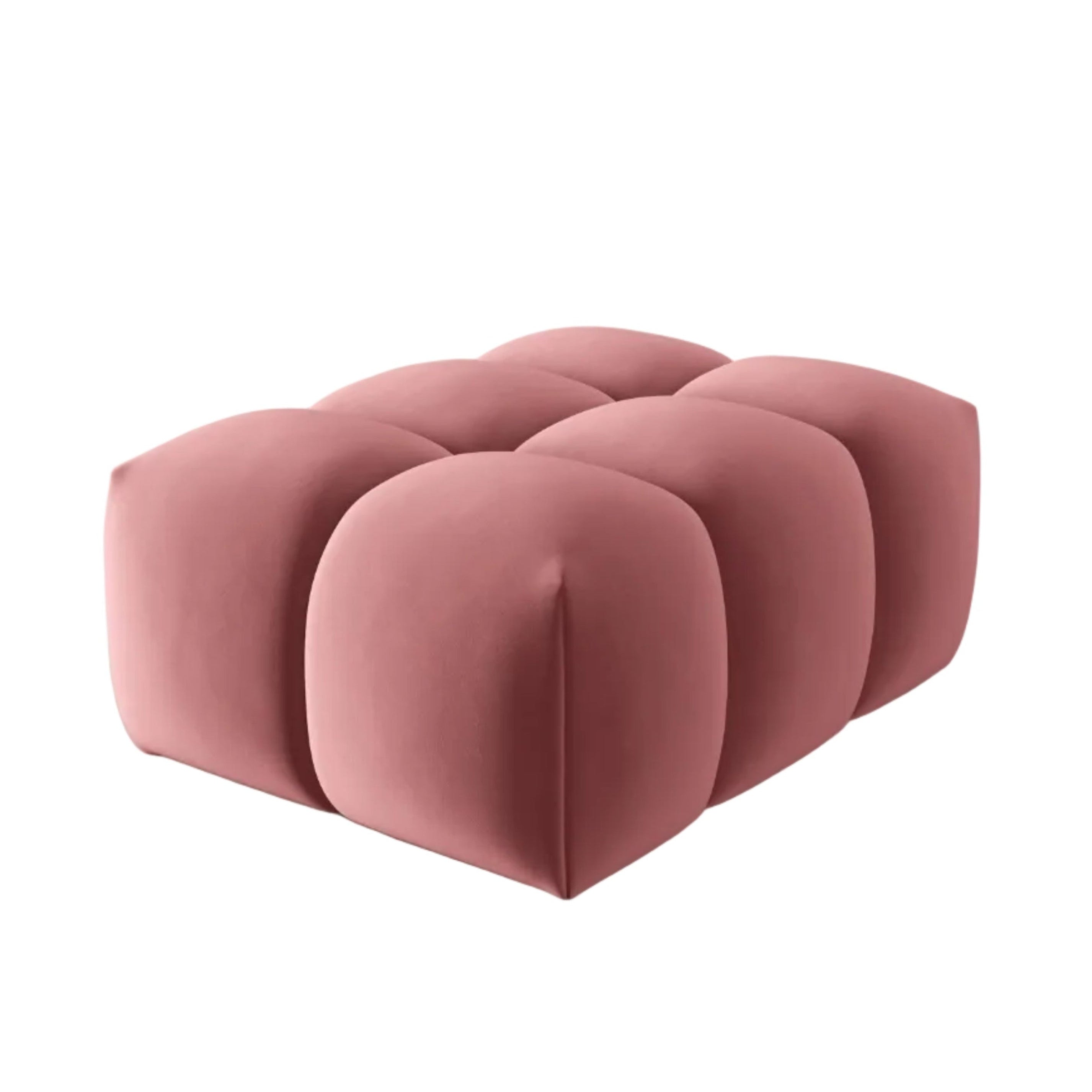 Samtpouf VERONA rosa Flamingo