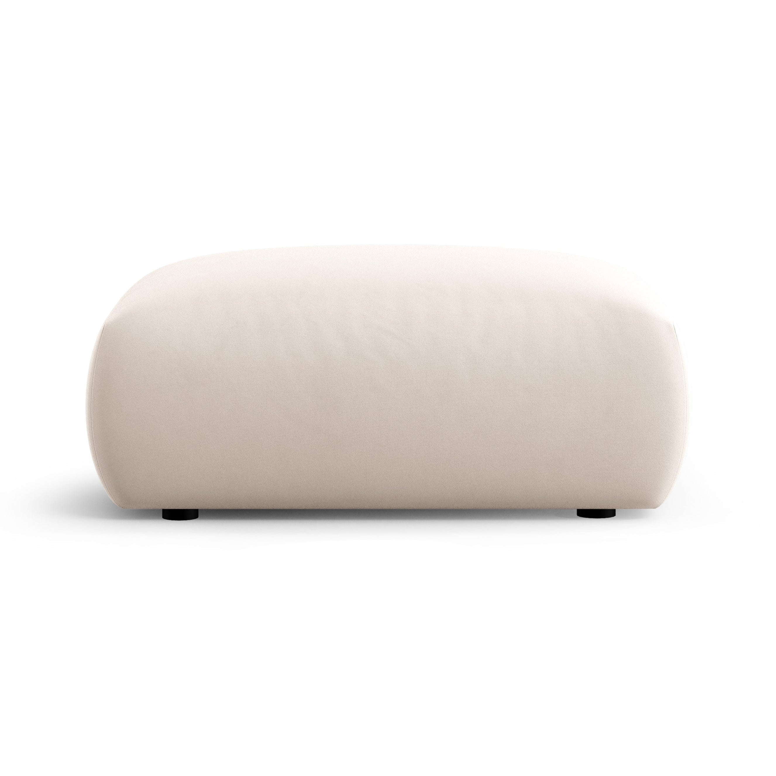 Samt-Pouf MATERA beige