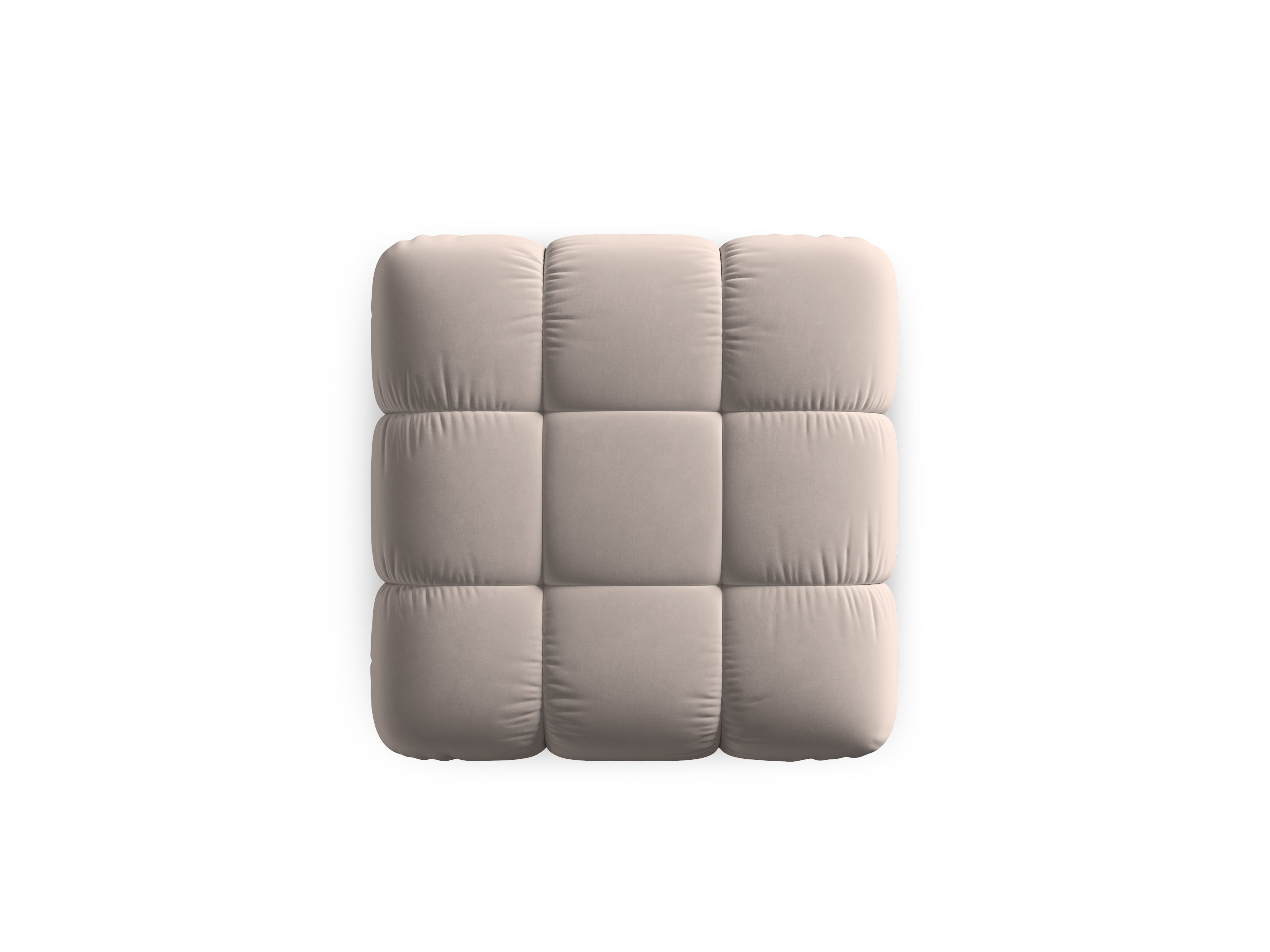 Puf aksamitny CORTINA cappuccino – Cosmopolitan Design
