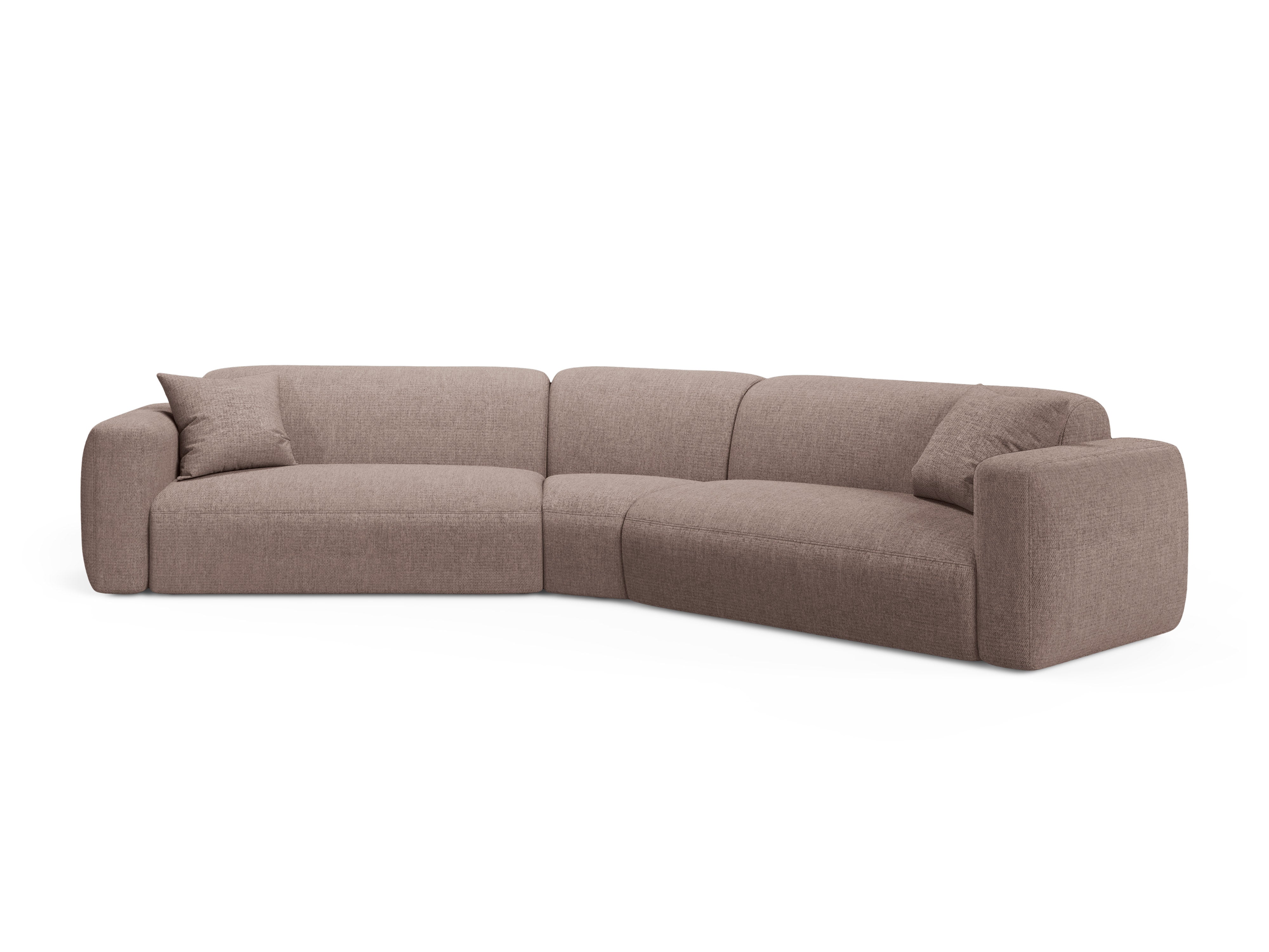 Symmetrical Corner Sofa STRINO Beige Chenille