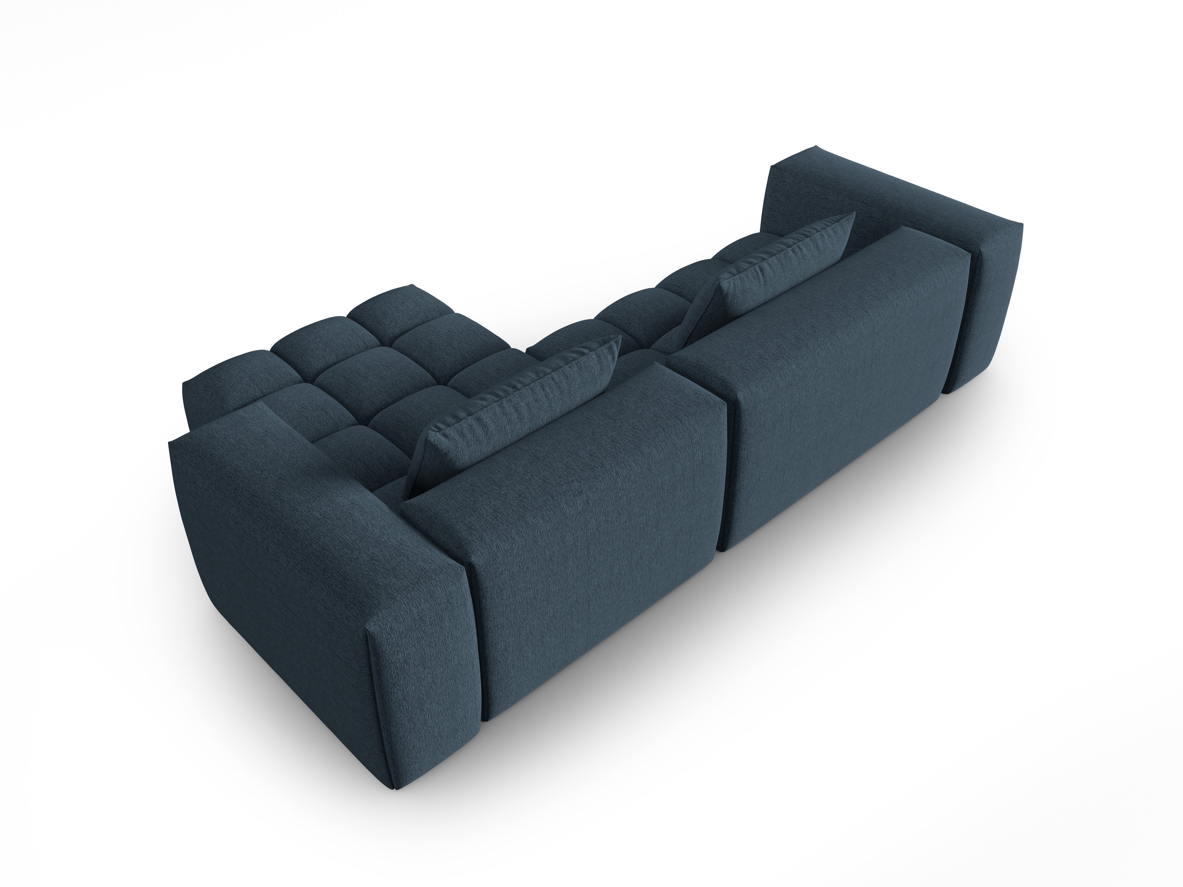 Narożnik 3-osobowy prawostronny VERONA ciemny niebieski – Cosmopolitan Design