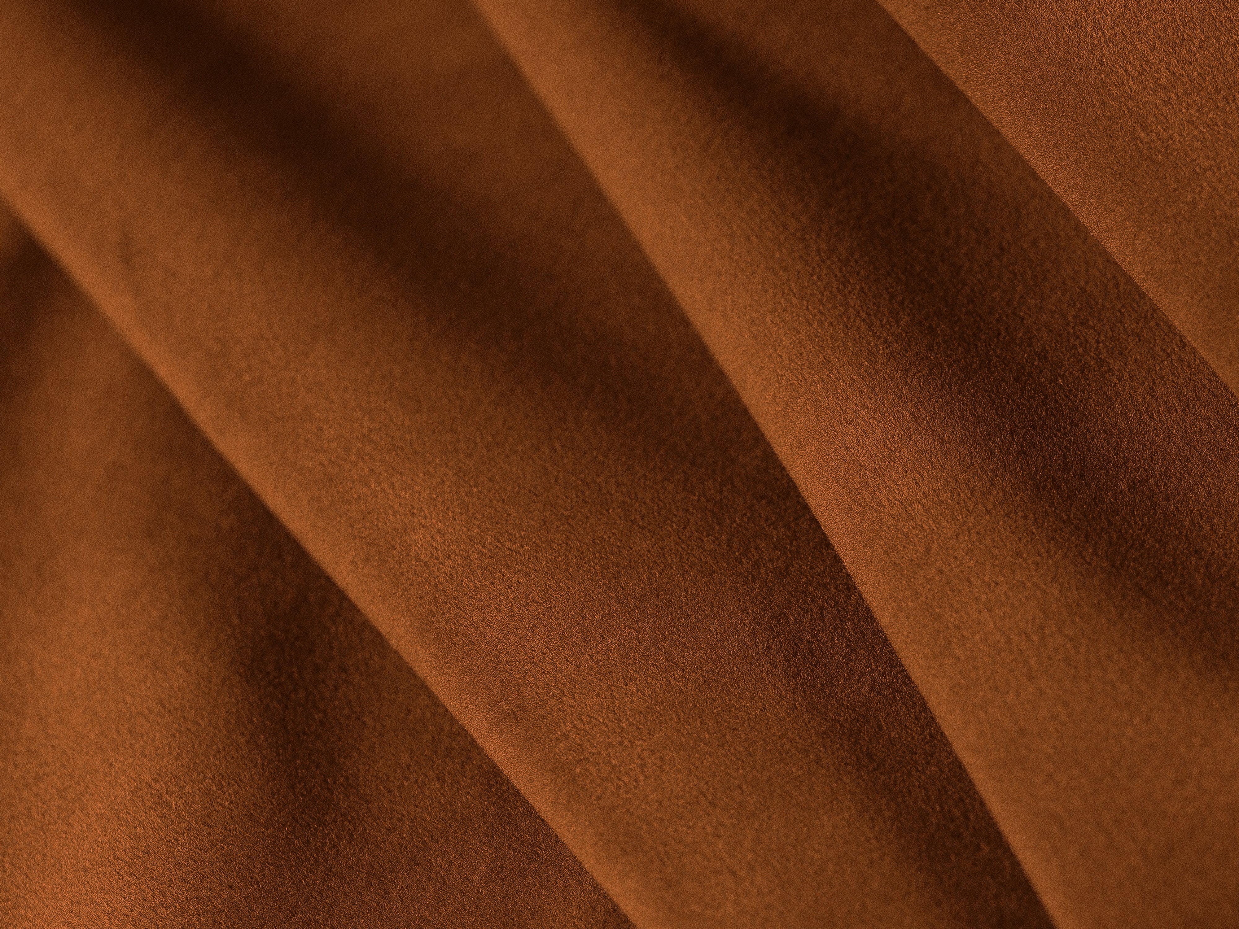 Velvet corner sofa for 4 people right-facing CORTINA terracotta [Ewelina]
