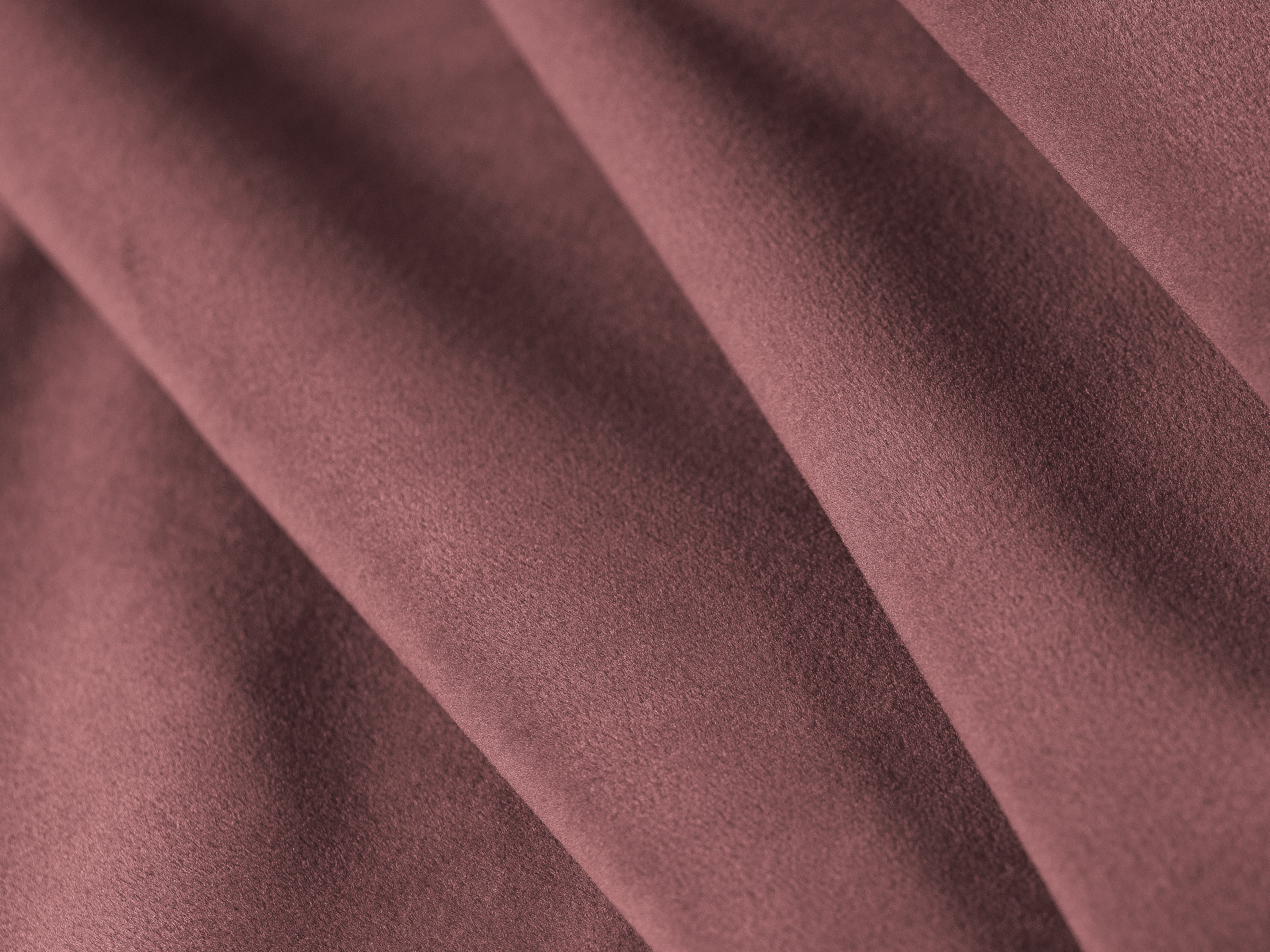 Panoramischer Samt-Ecksofa links CORTINA rosa