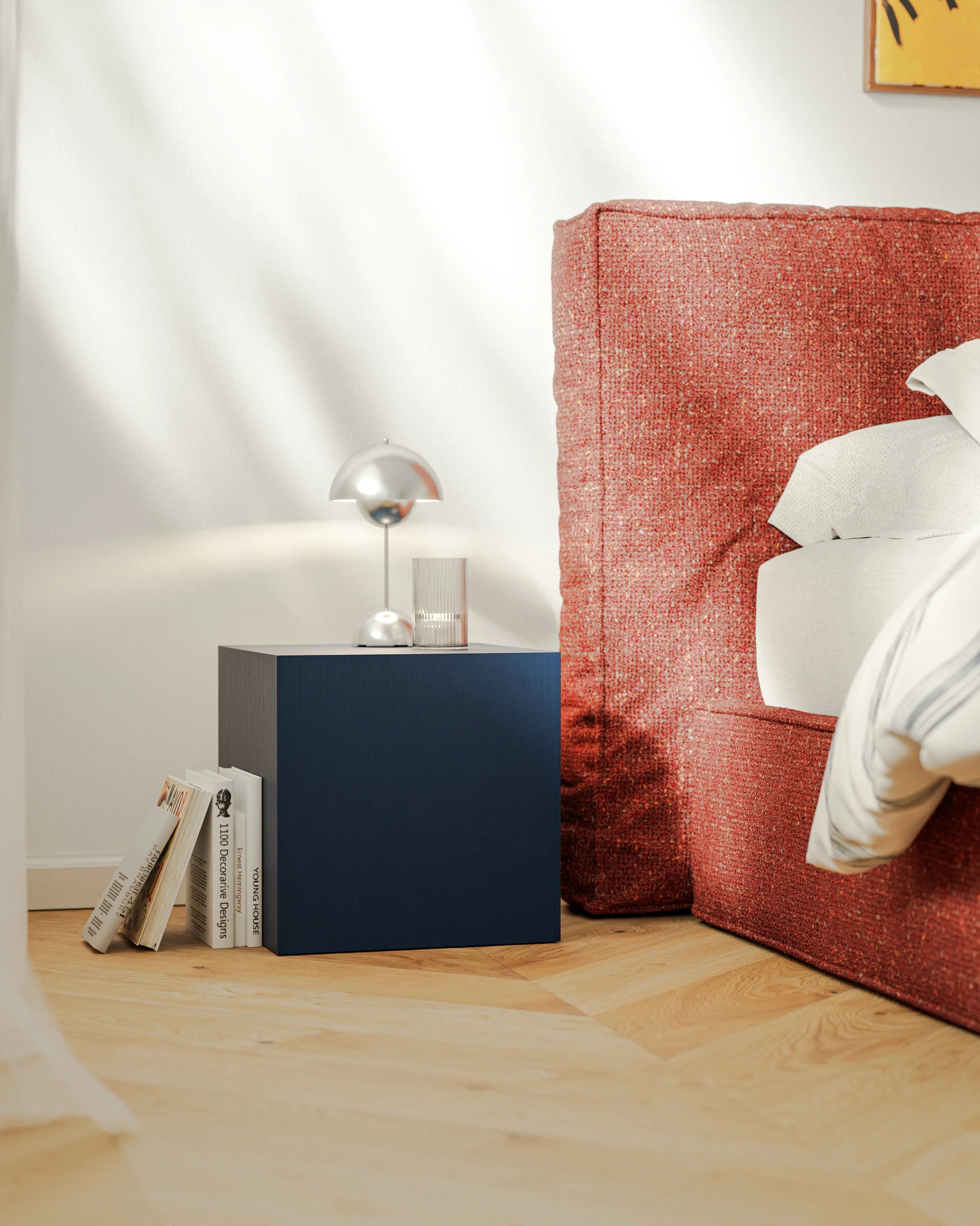 Beistelltisch CUBE kobaltblau