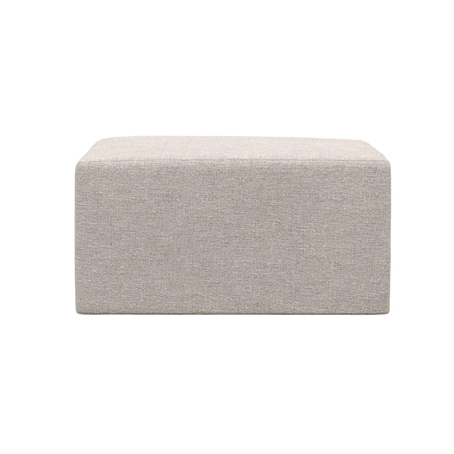 Modulares Sofa TORI - hellgrauer Pouf