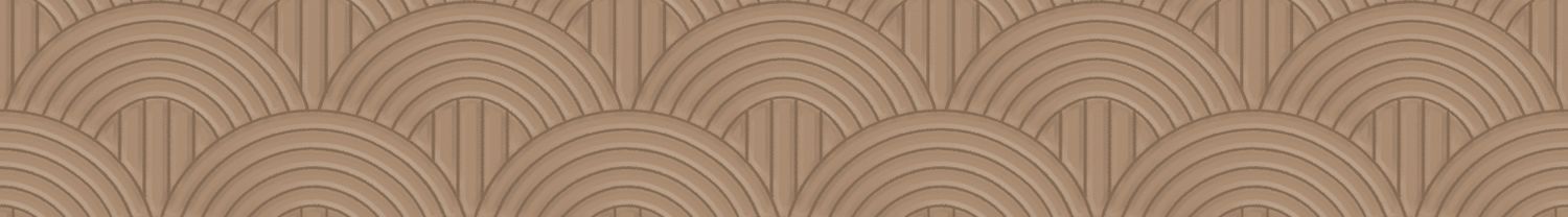 Textilstruktur-Tapete mit geometrischem Bogenmuster VOLUTIS - BEIGE POUDRÉ pudriges Beige