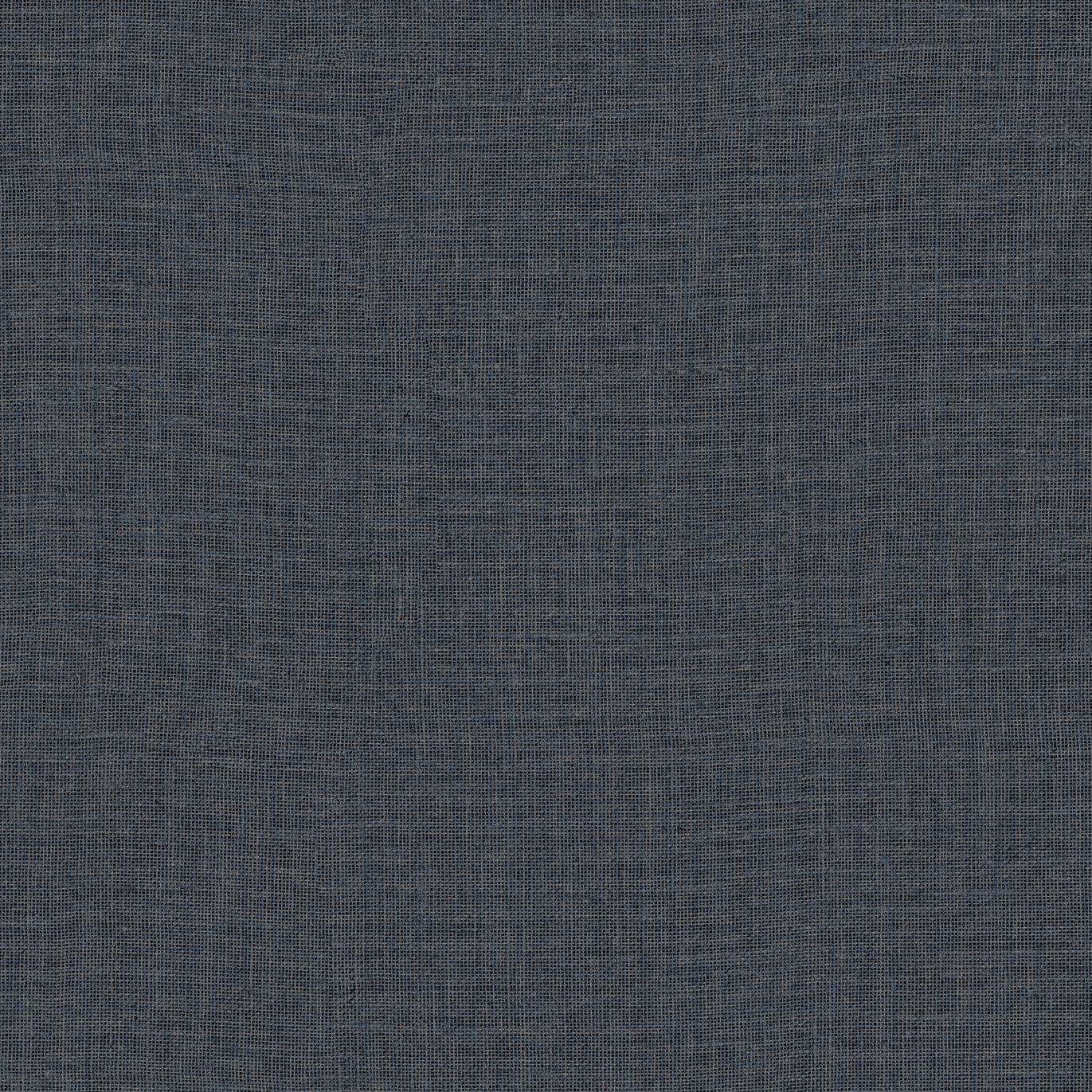 Strukturierte Tapete, die Leinwand imitiert - LIENZO - MARINE dunkelblau