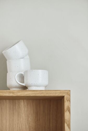 Gehäuseregal - Single Eiche -Furniermodul