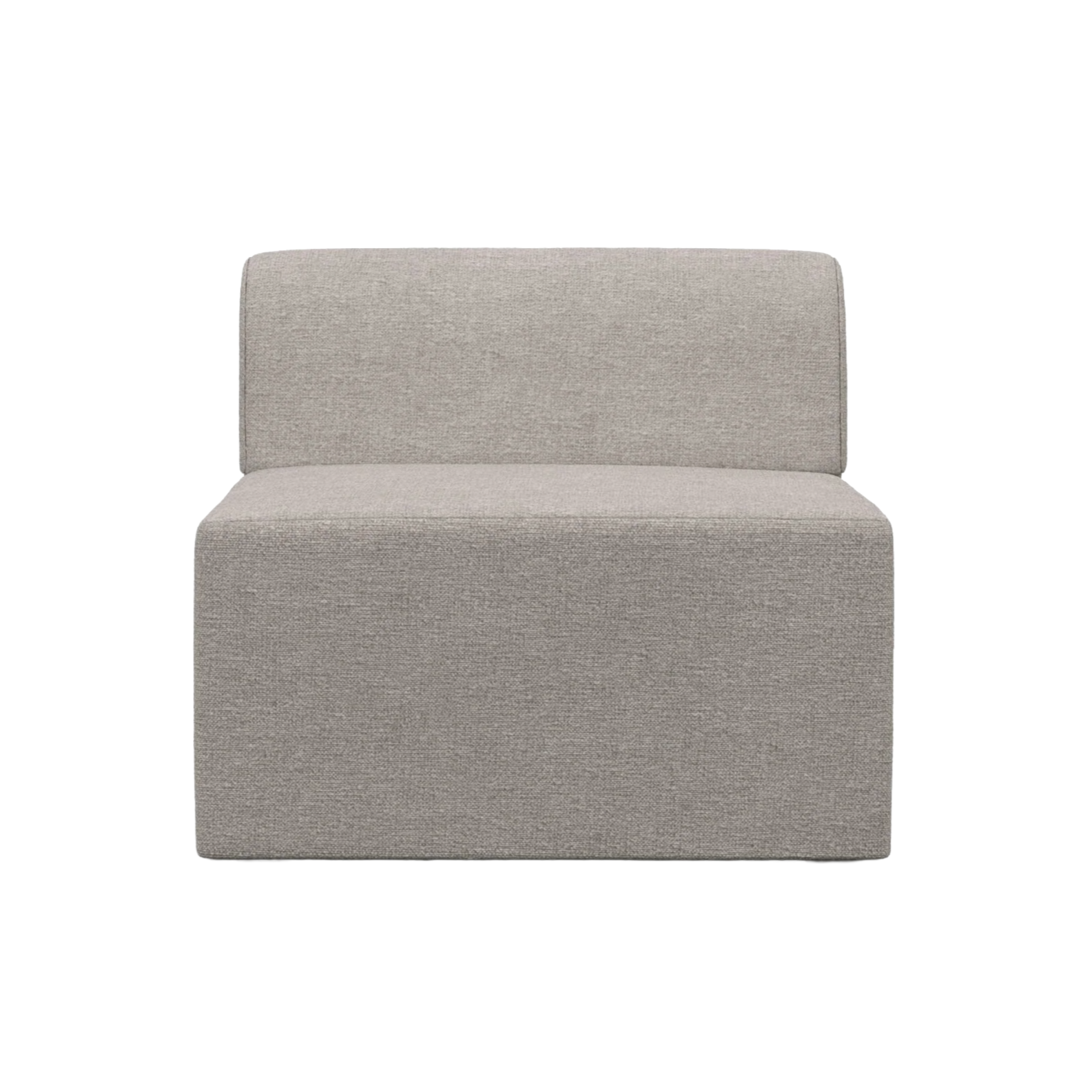 Modulsofa TORI - mittleres Modul grau