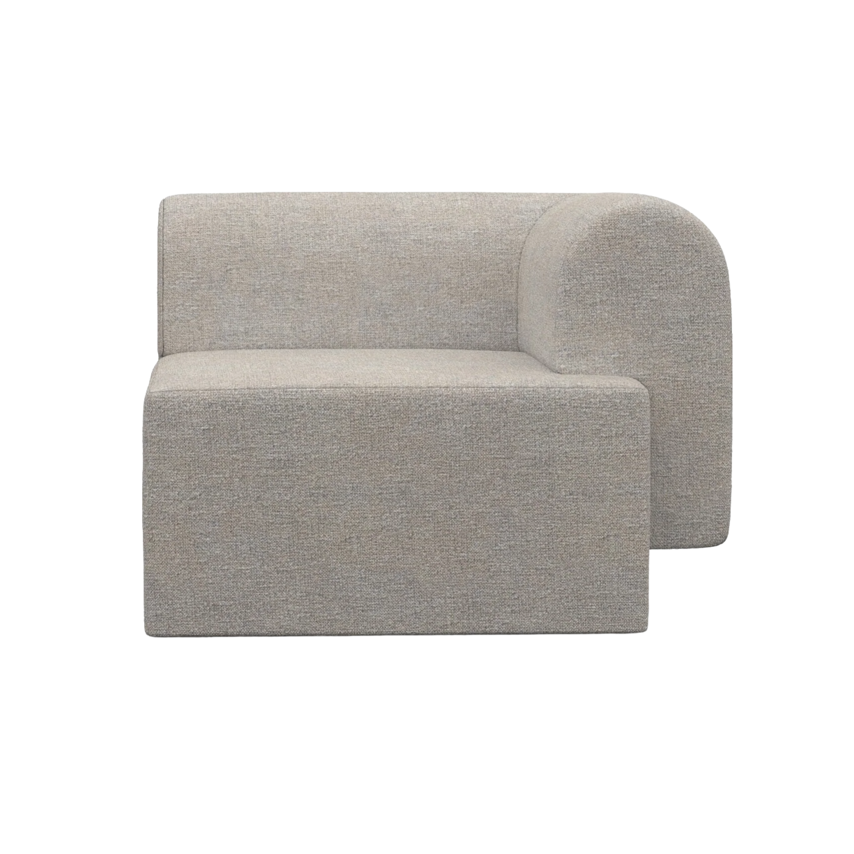 Modulares Sofa TORI - rechte graue Module