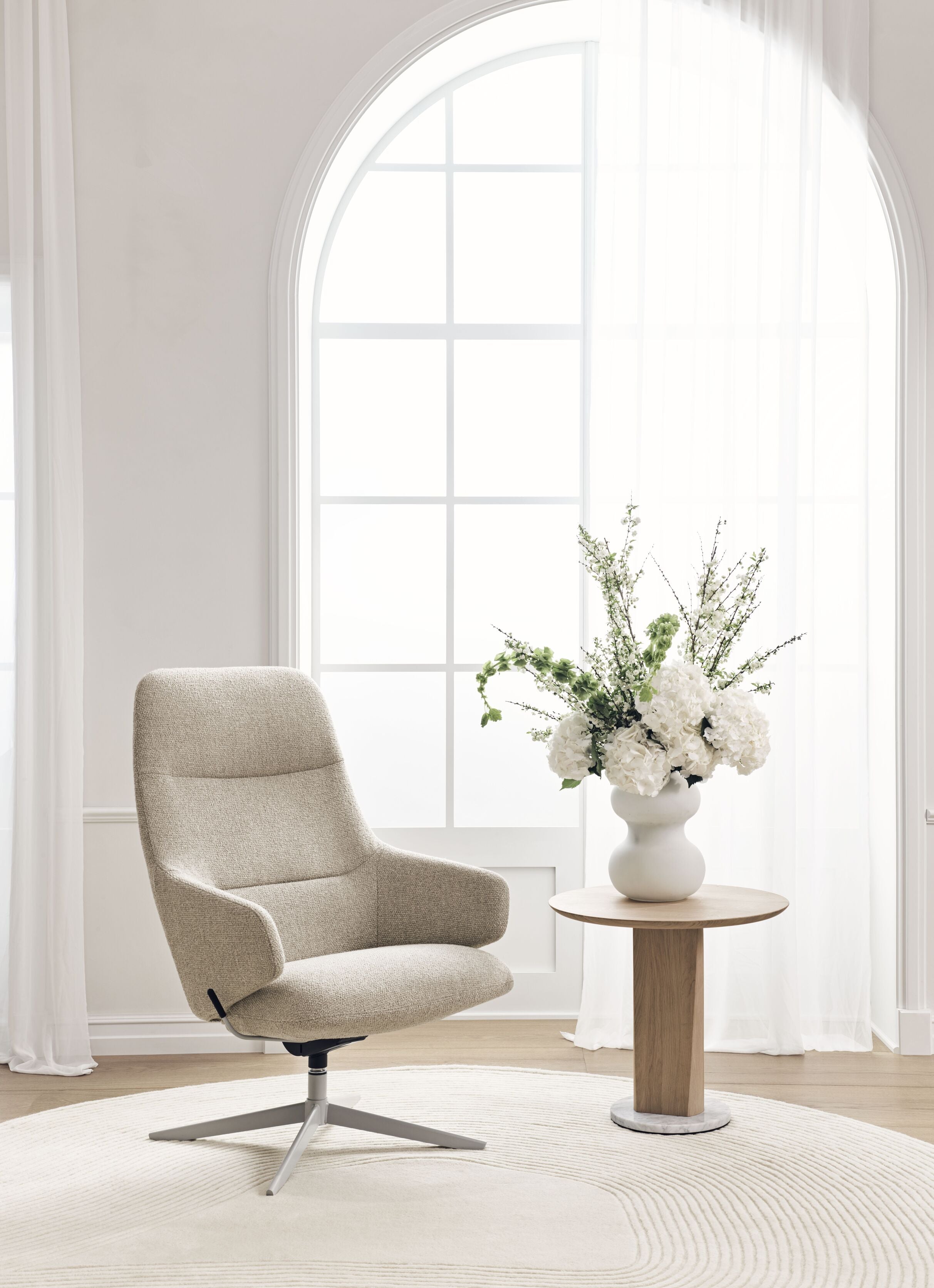 Seitentisch Wurzel Eiche Holz