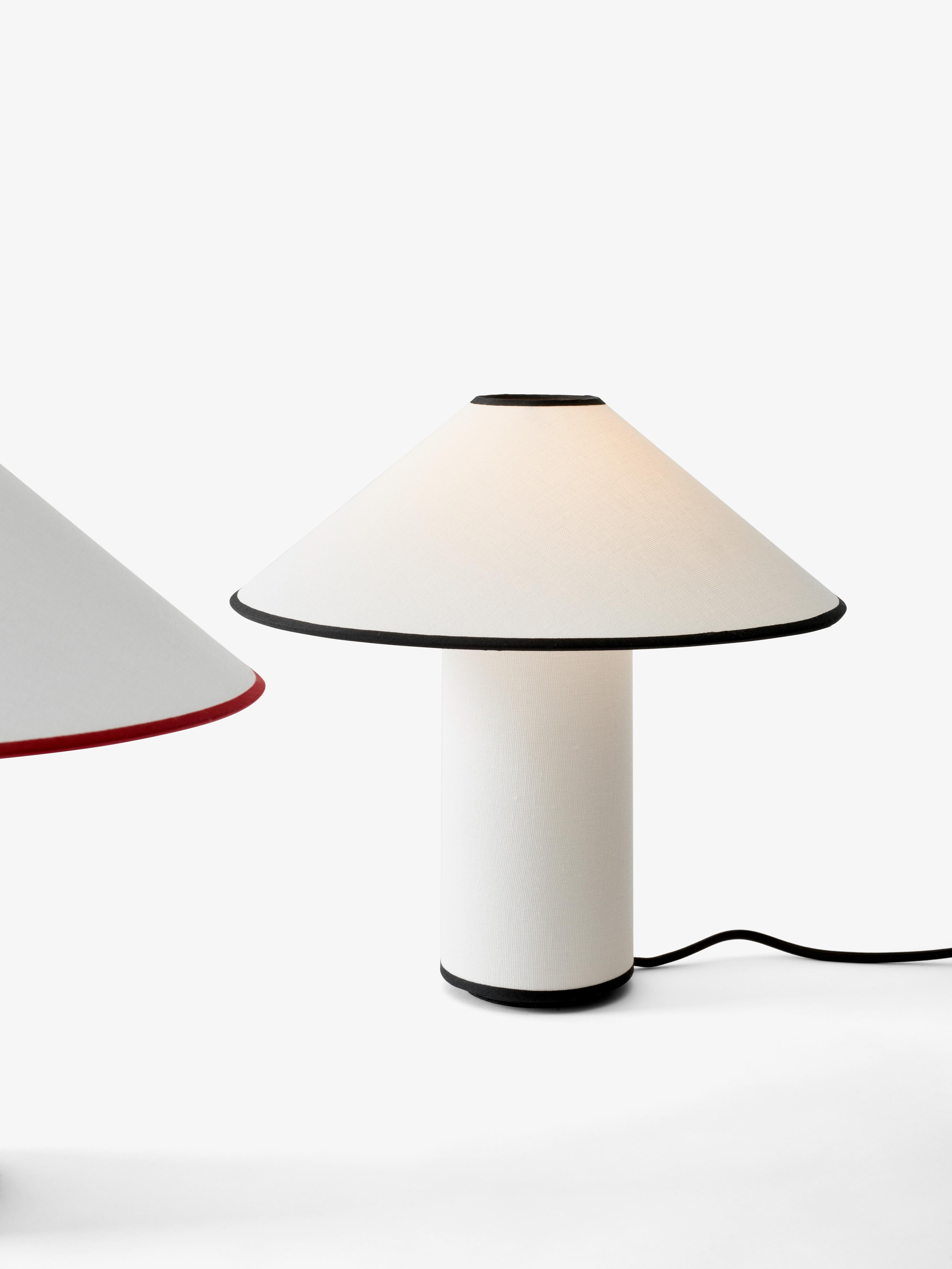 COLETTE ATD6 Table Lamp in White with Black Finish
