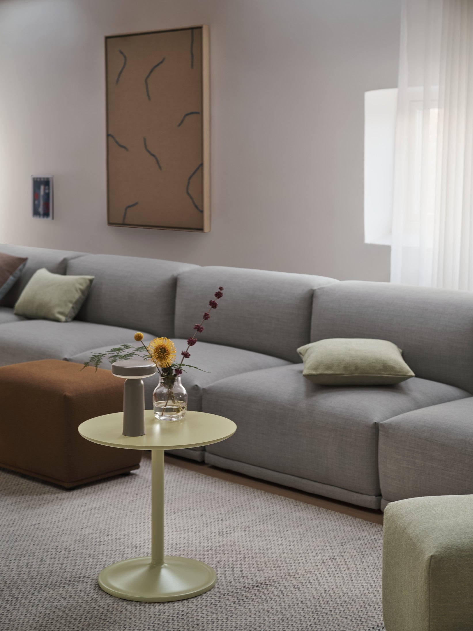 Tragbare Außenlampe EASE taupe