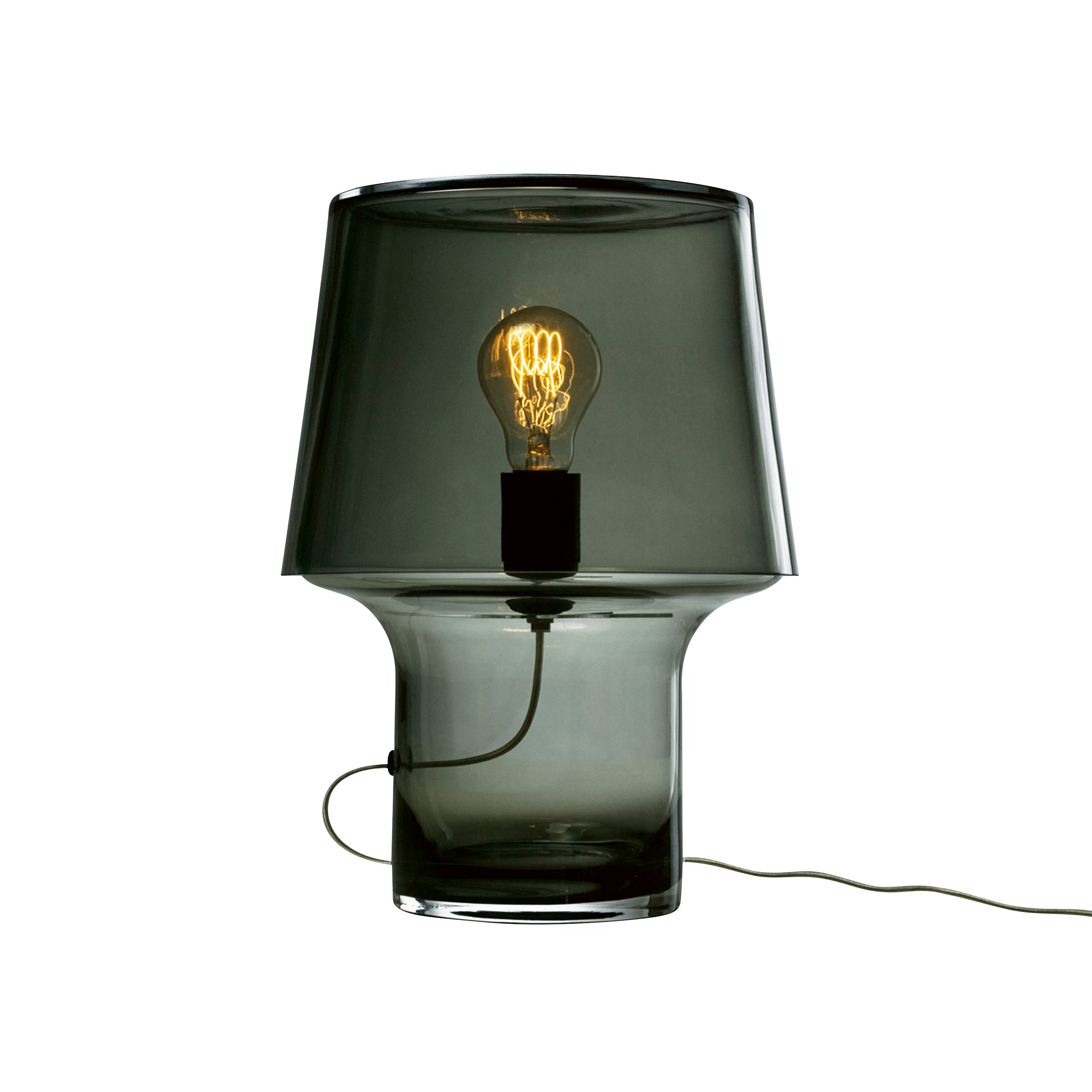 Lampa stołowa COSY dymione szkło