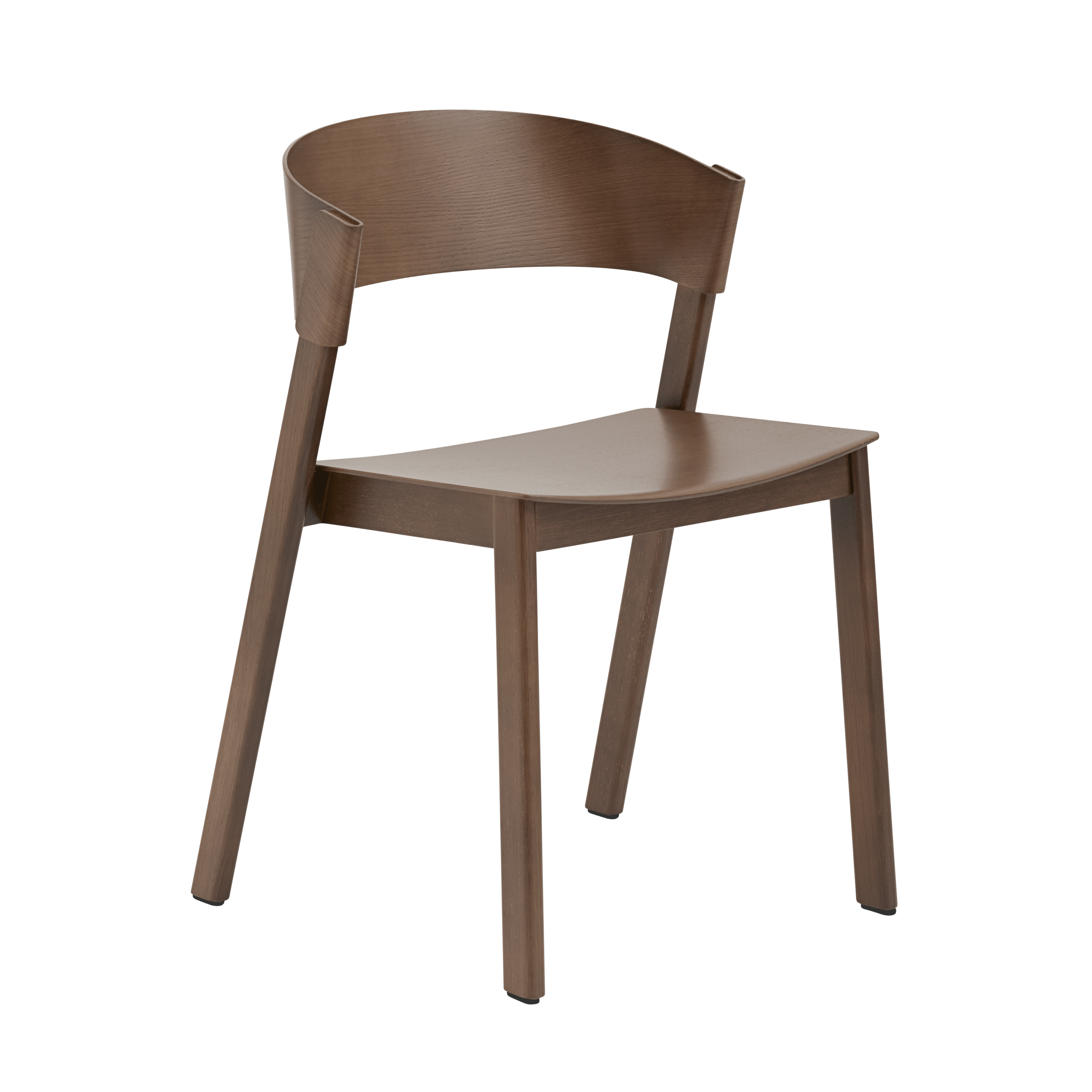 Stuhl COVER dunkle Eichenfurnier