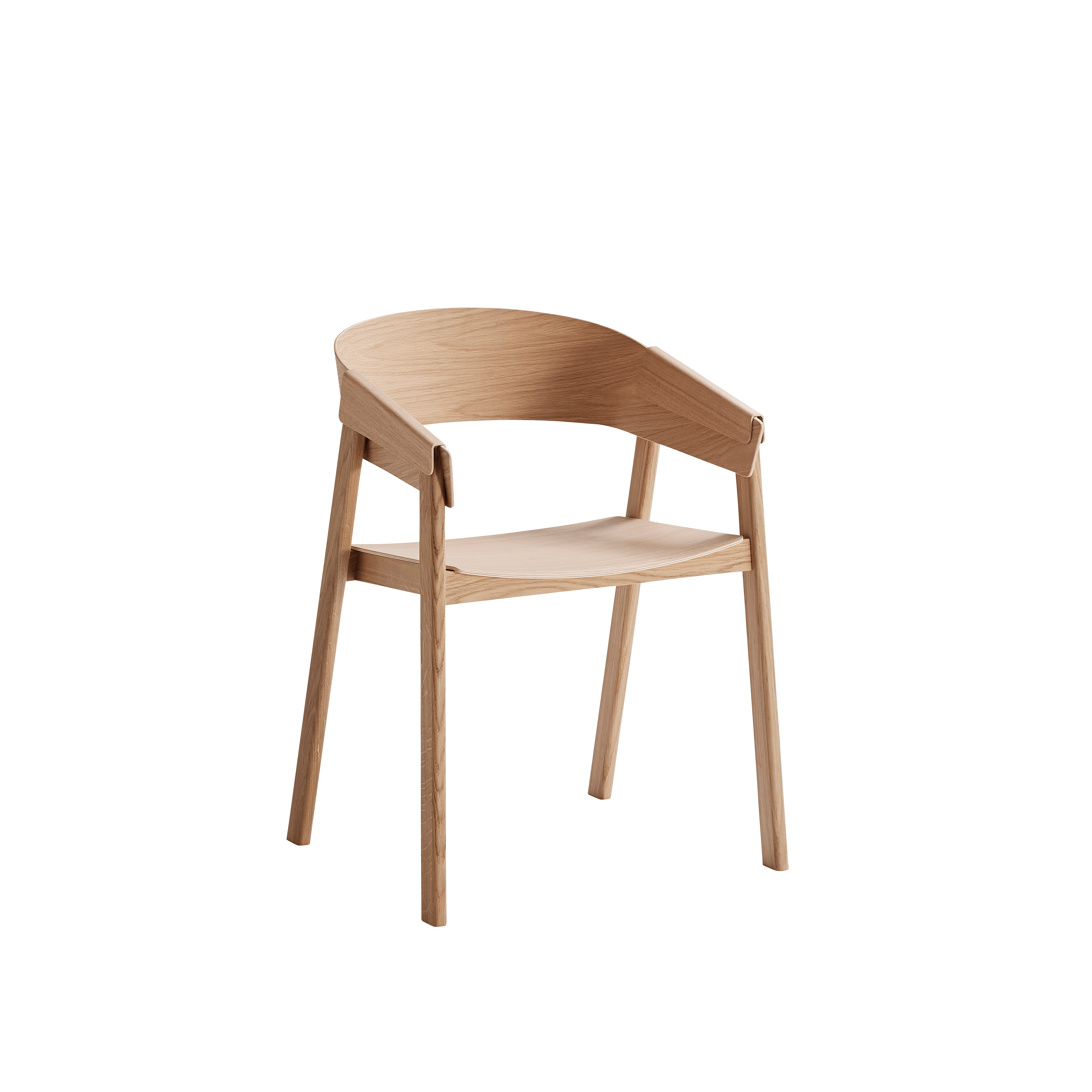 COVER Armchair with Oak Veneer