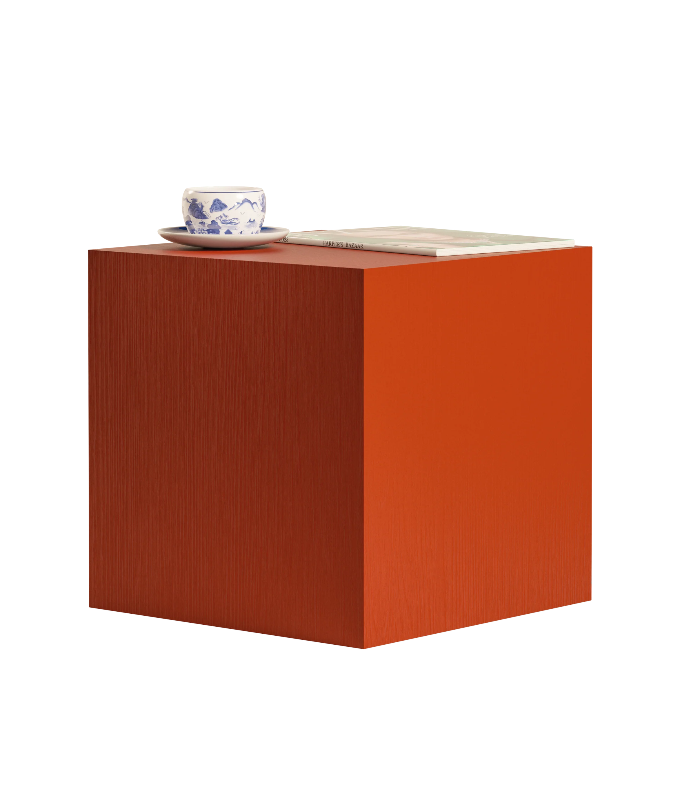Beistelltisch CUBE rotes Rooibos