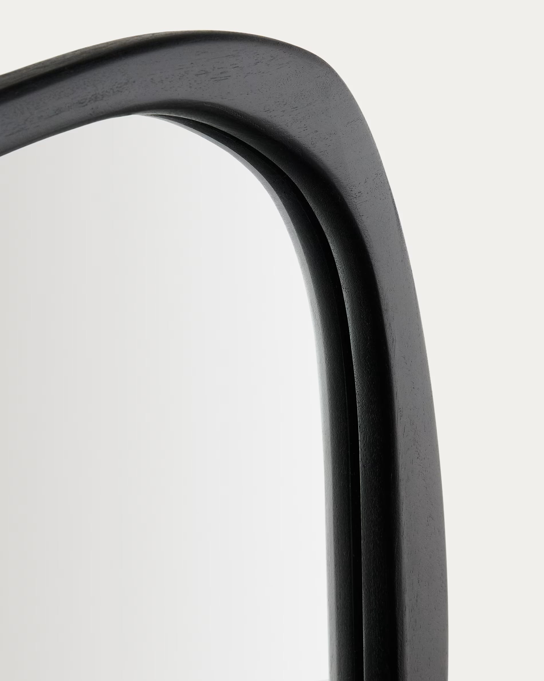 Lustro ALURA schwarzes Teakholz