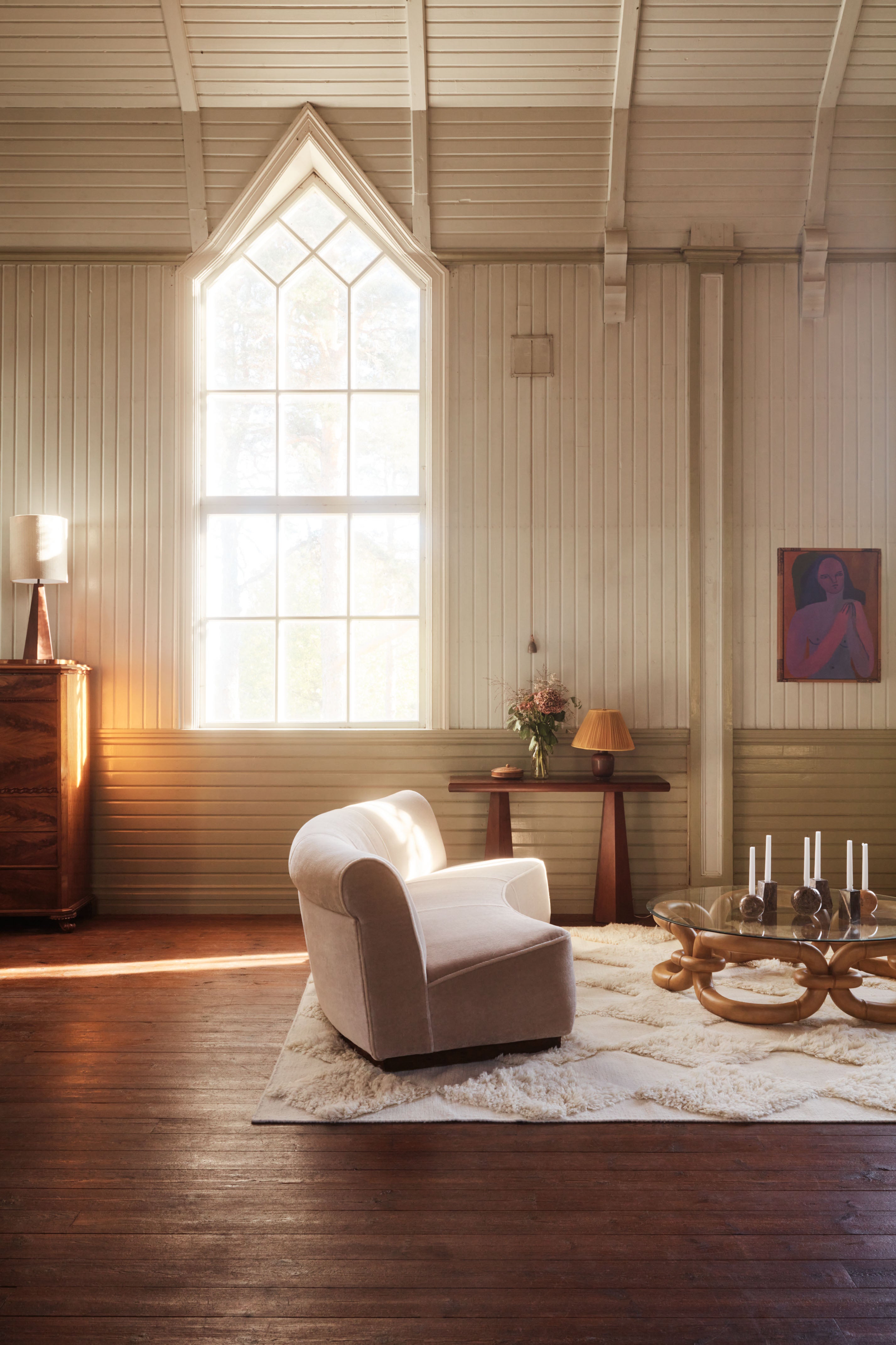 Sofa PARIS beige Samt