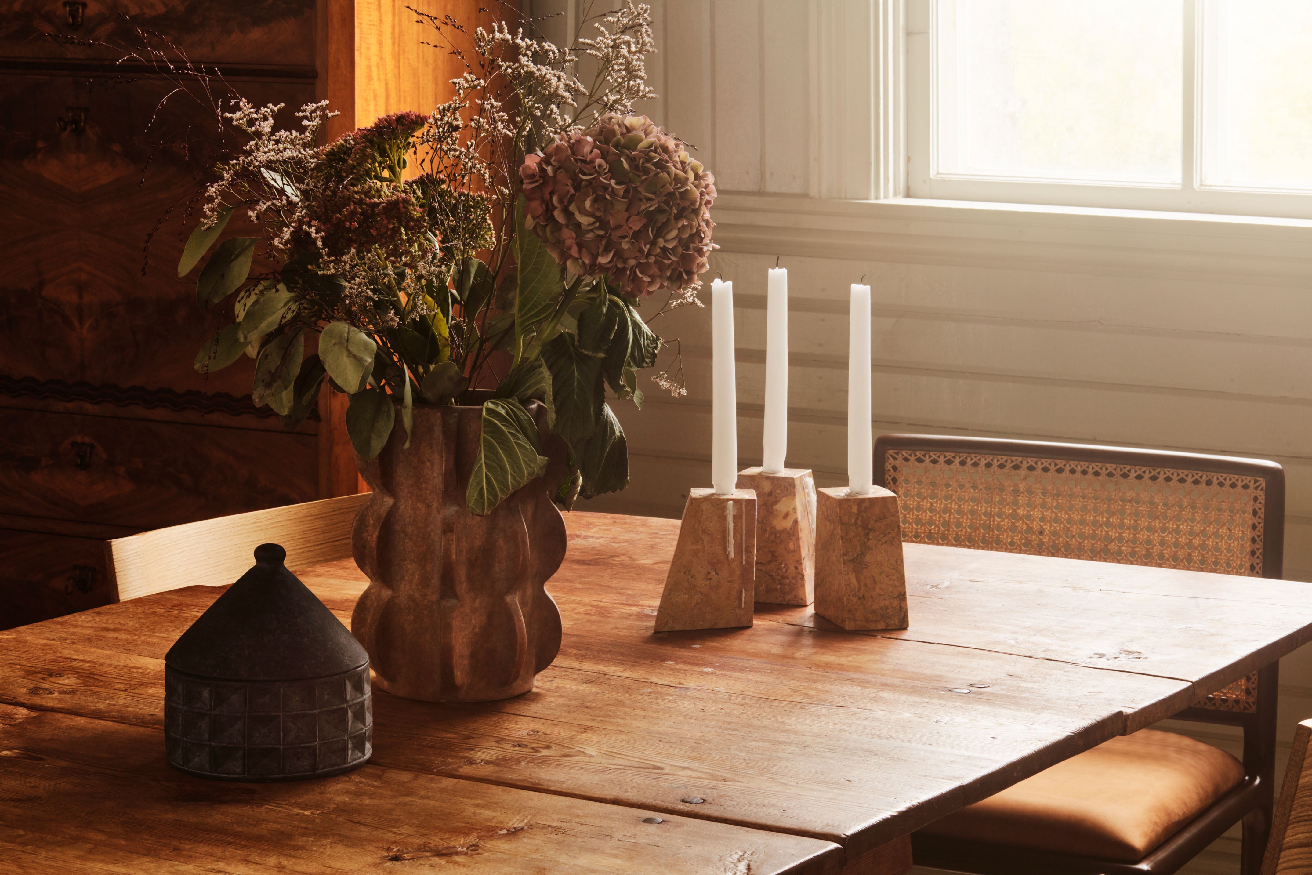 Vase ARCISSIMO braune Keramik