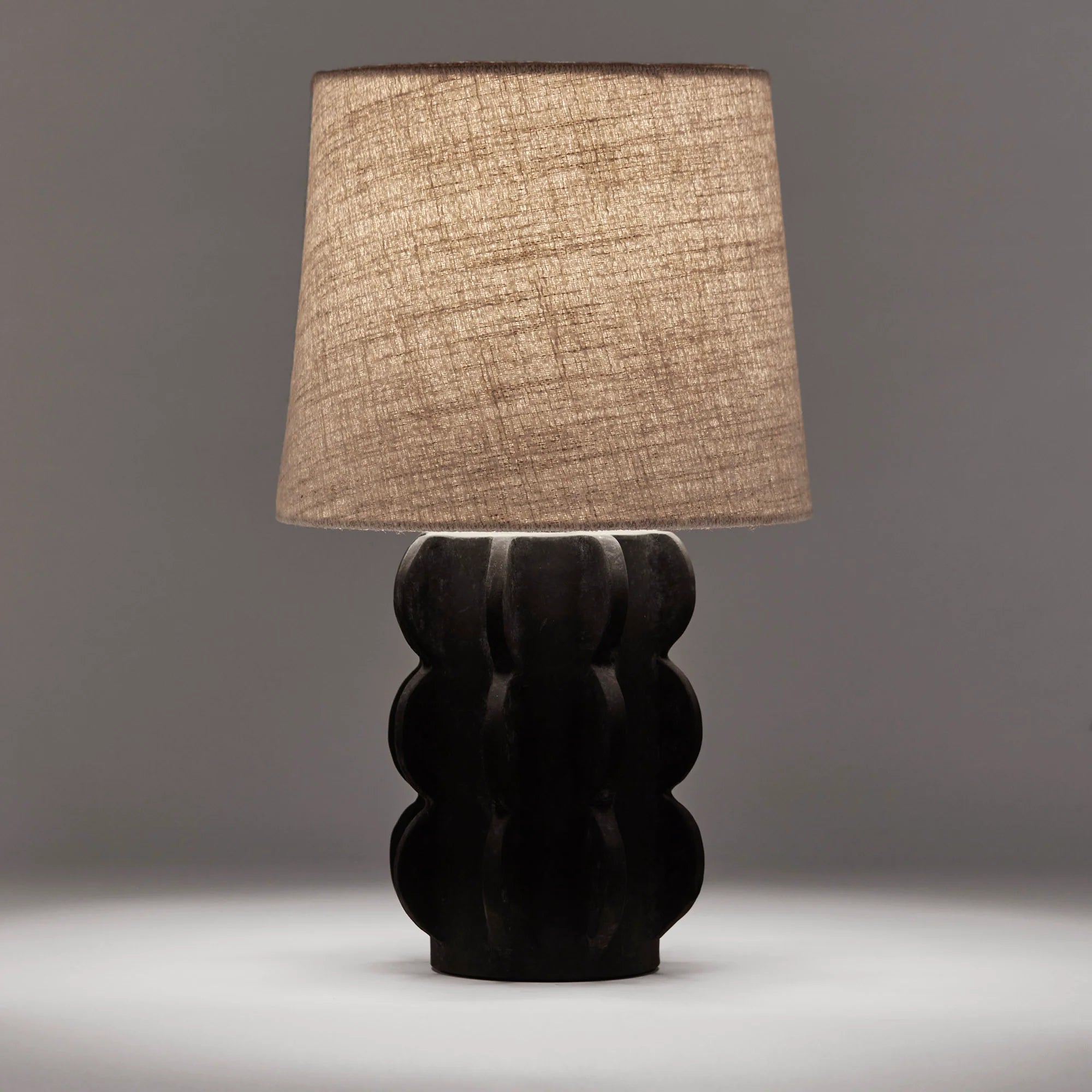 Tischlampe ACISSIMO schwarze Keramik