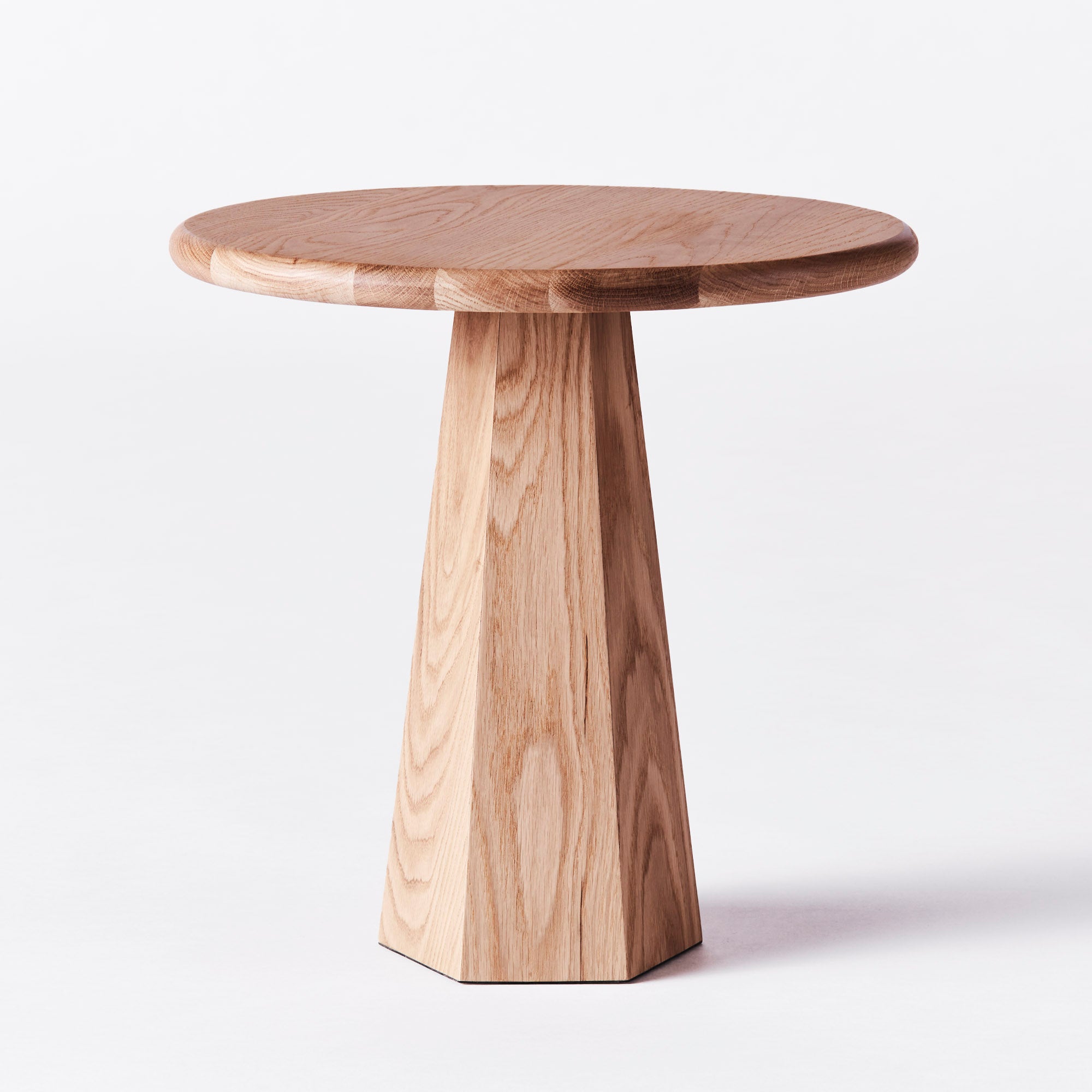 HEXAGON side table oak wood