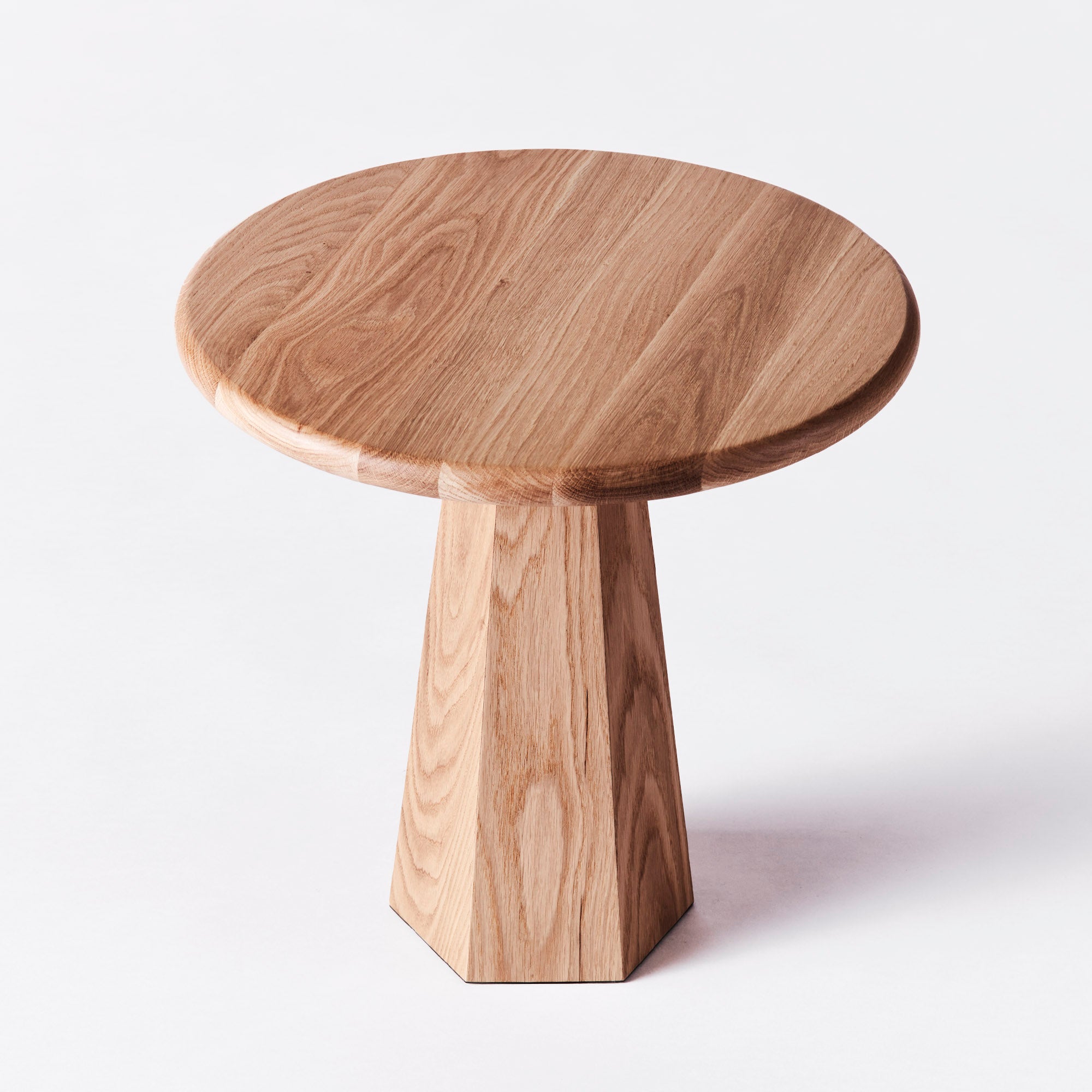 HEXAGON side table oak wood