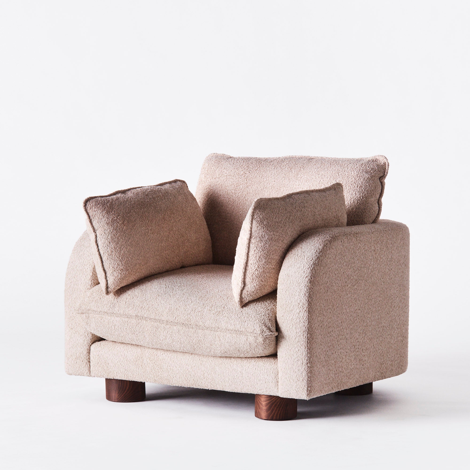 Sessel MILES beige Boucle