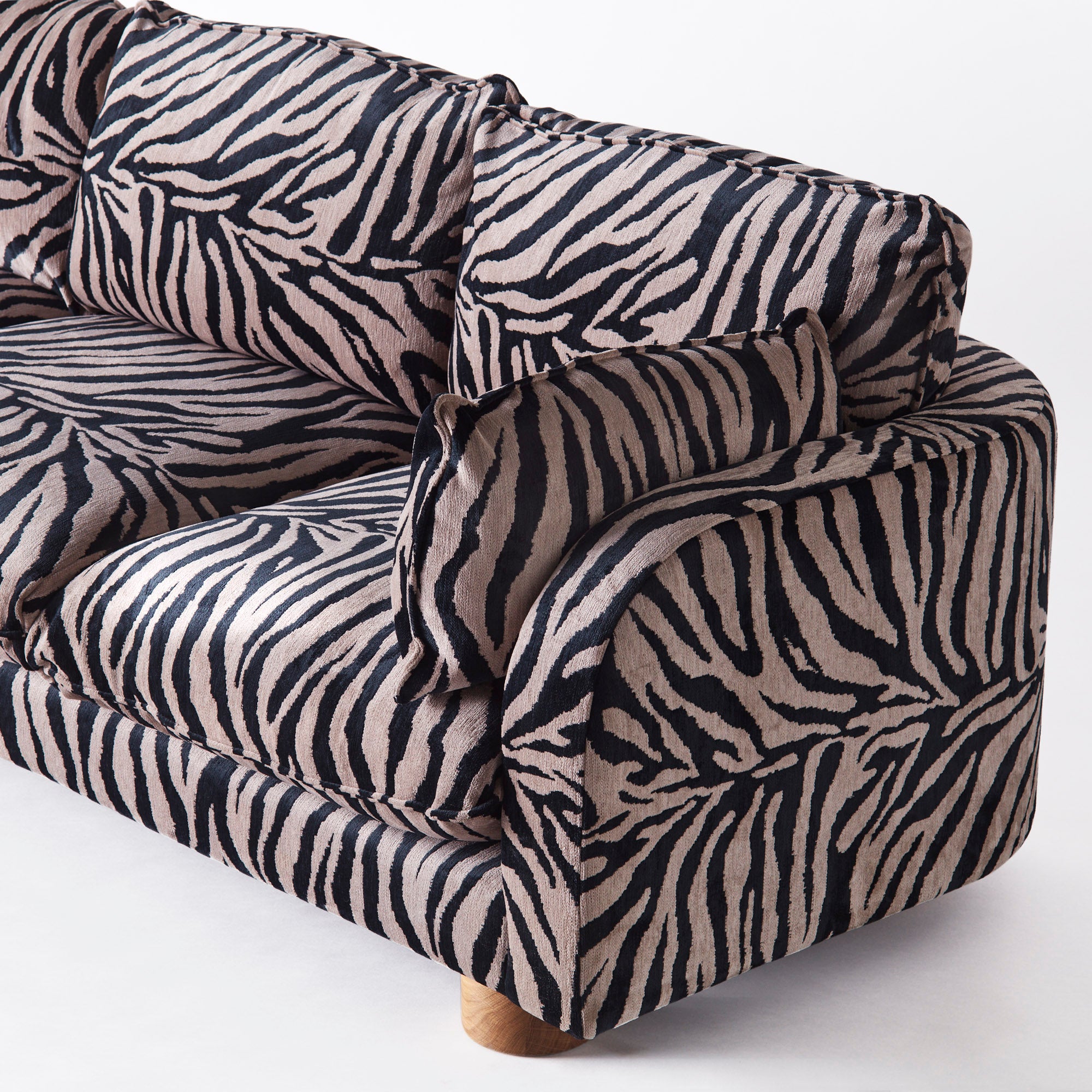 3-seater Sofa MILES zebra