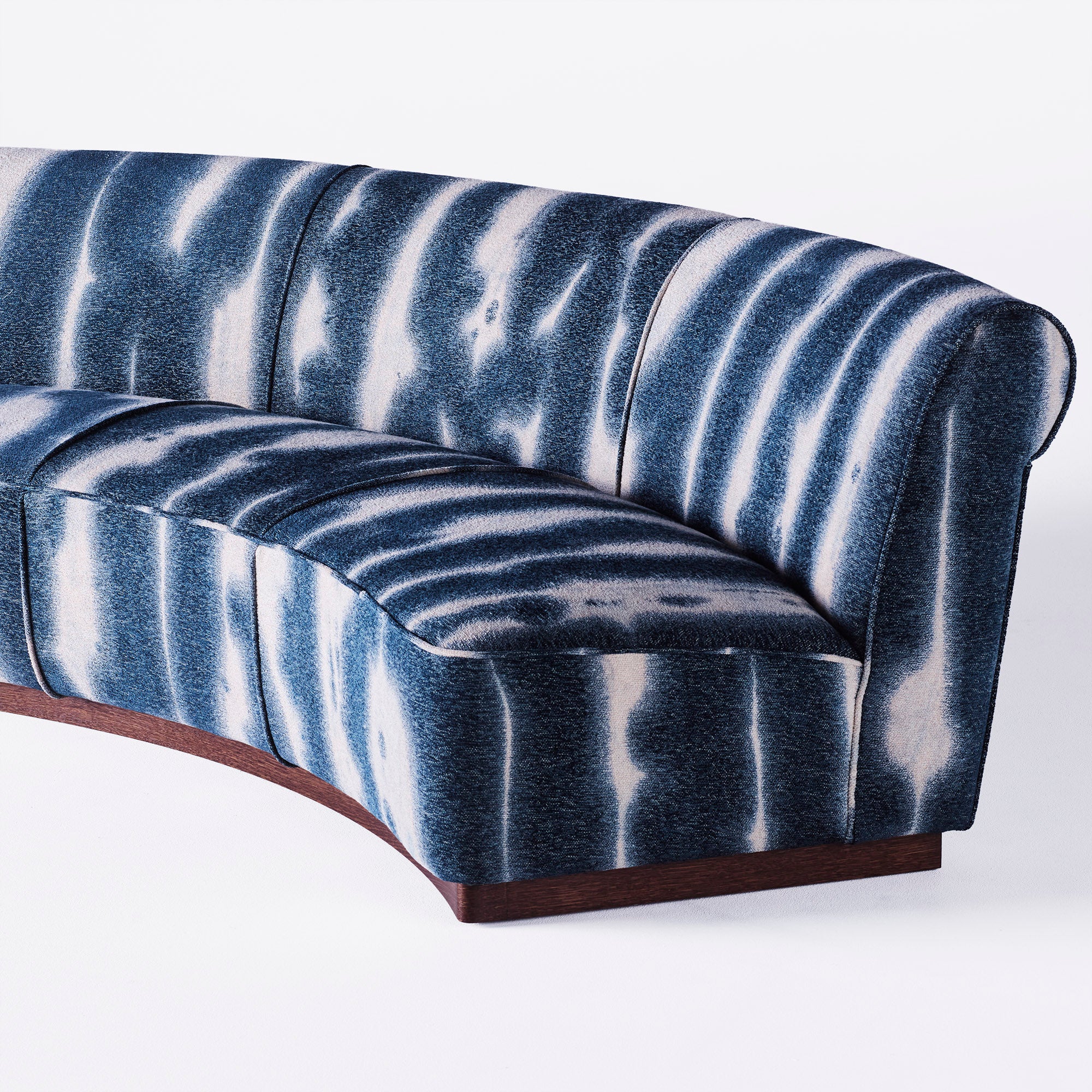 Sofa PARIS blauer Chenille